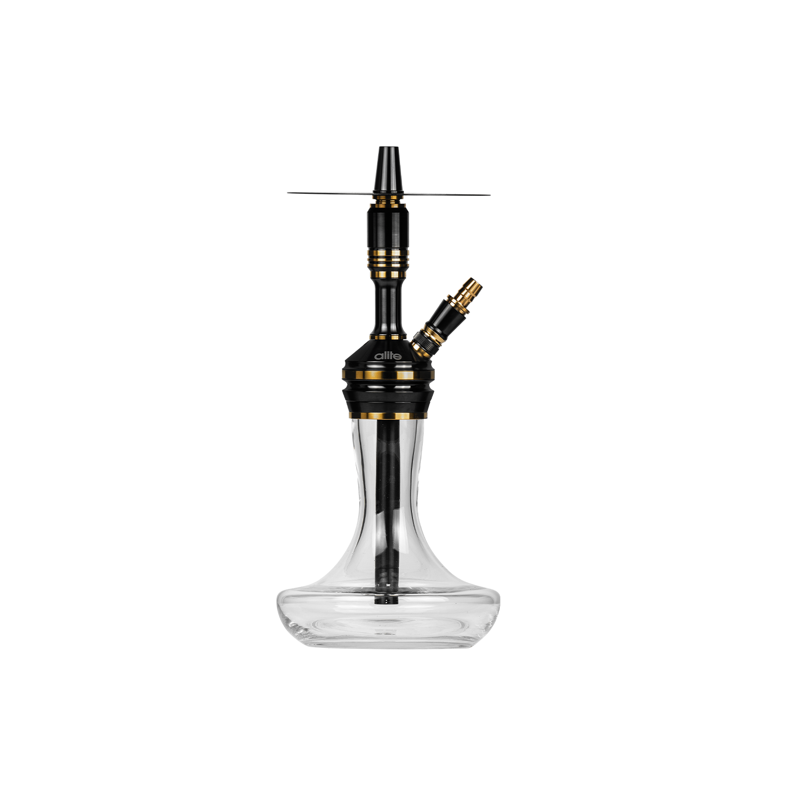 Alite Bash Mini Lounge Black/Gold: Kompakte Edelstahl-Shisha 2 Alite Bash Mini Lounge Black/Gold: Kompakte Edelstahl-Shisha 2