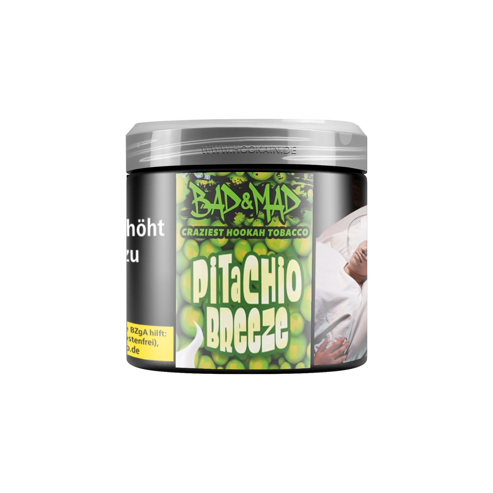 Bad & Mad Pitachio Brezze 200 g Shishatabak mit Pistazie und Vanille