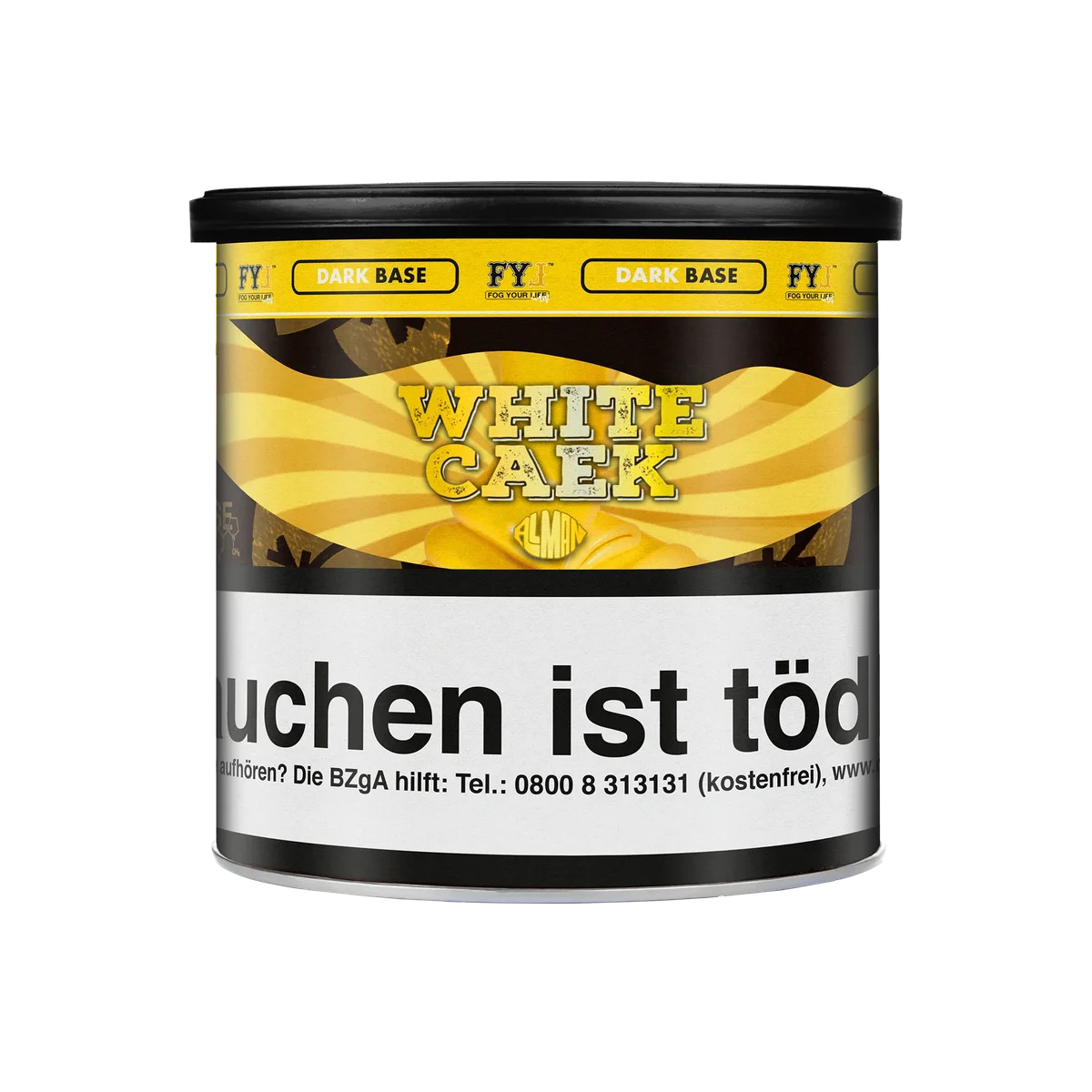 Fog Your Law Dark - White Caek Alman - Schwarzer Peifentabak Dry Base - 65 g1-1-