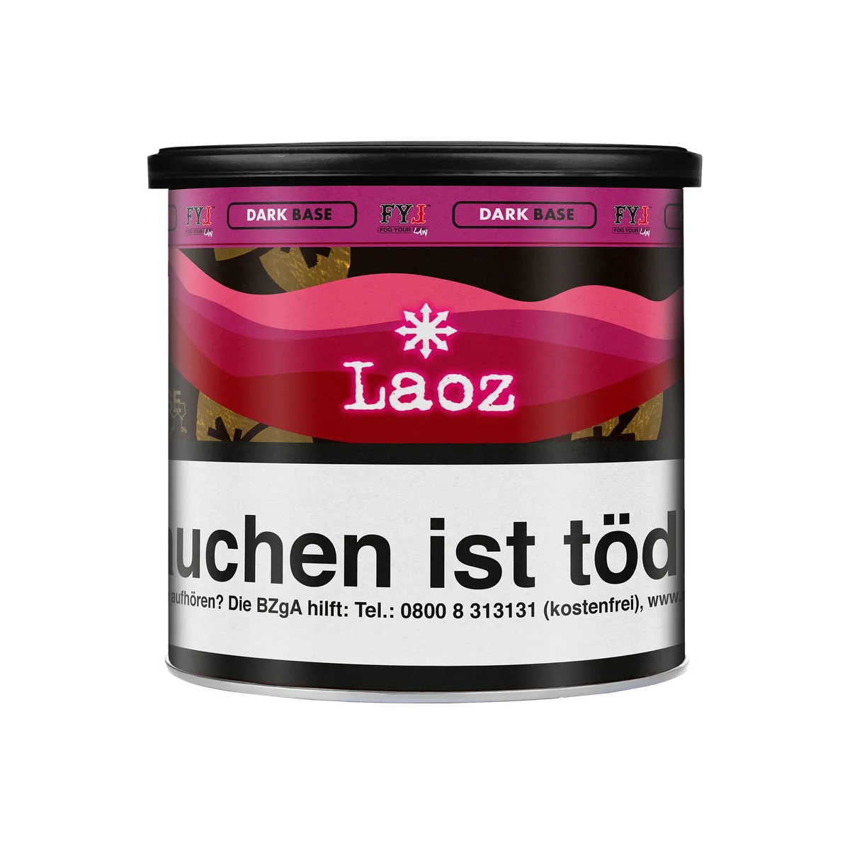 Fog Your Law Dark - Laoz - Schwarzer Peifentabak Dry Base - 65 g1-1-1