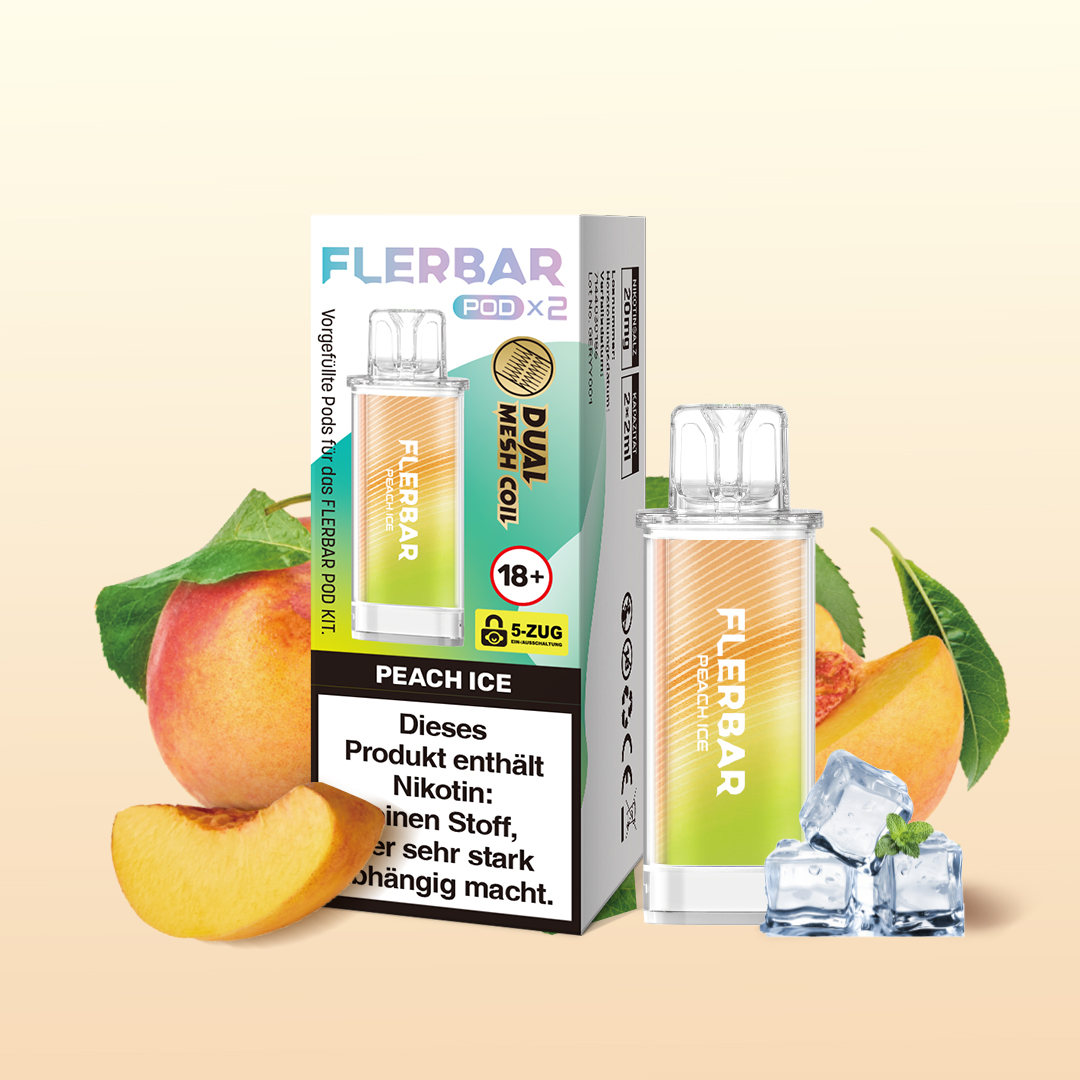 Flerbar Prefilled Pod Peach Ice 20 mg | G&uuml;nstig online 1