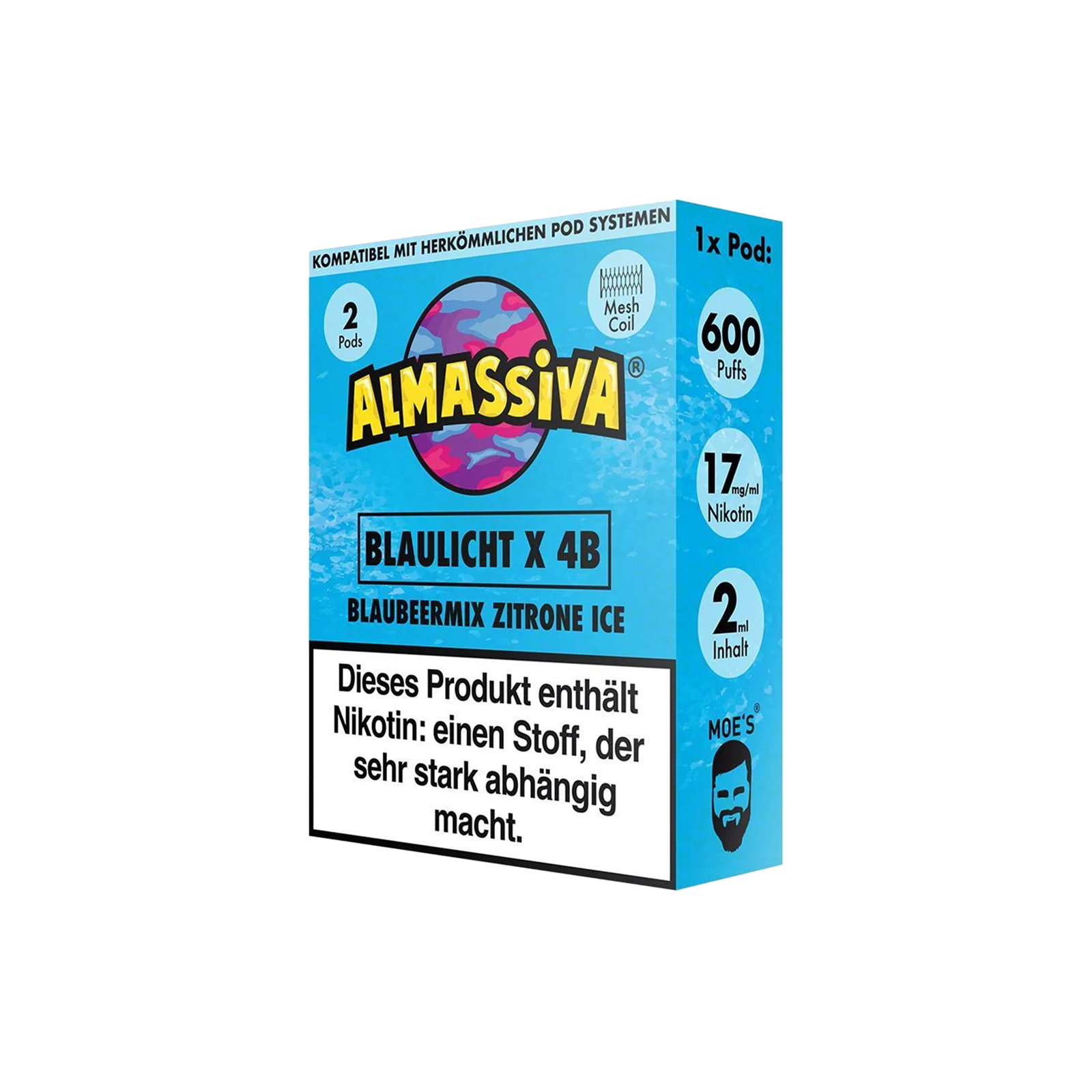 Al Massiva - Prefilled Pod - Blaulicht x 4B2