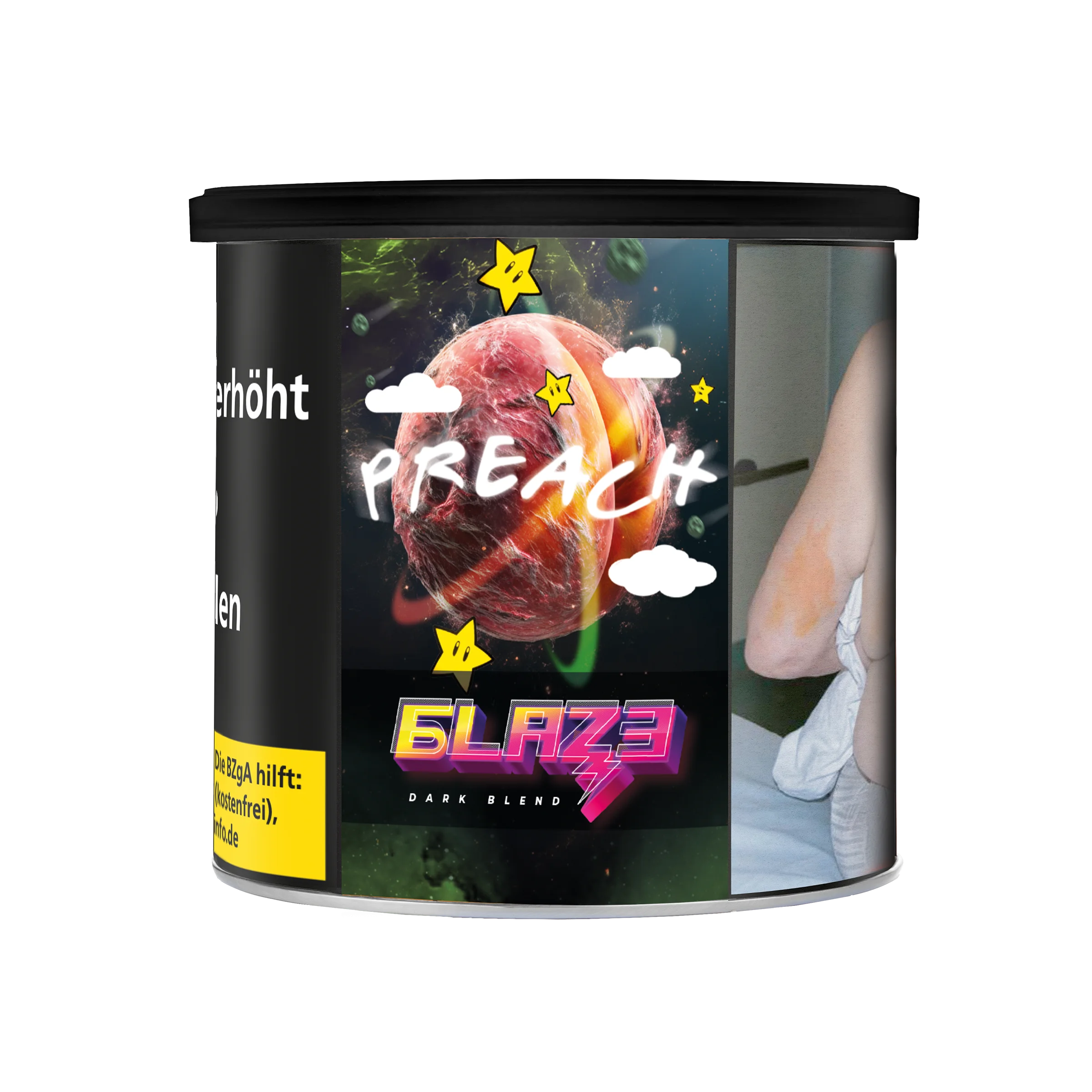 BLAZE Dark Leaf Preach 200 g | Shishatabak 2