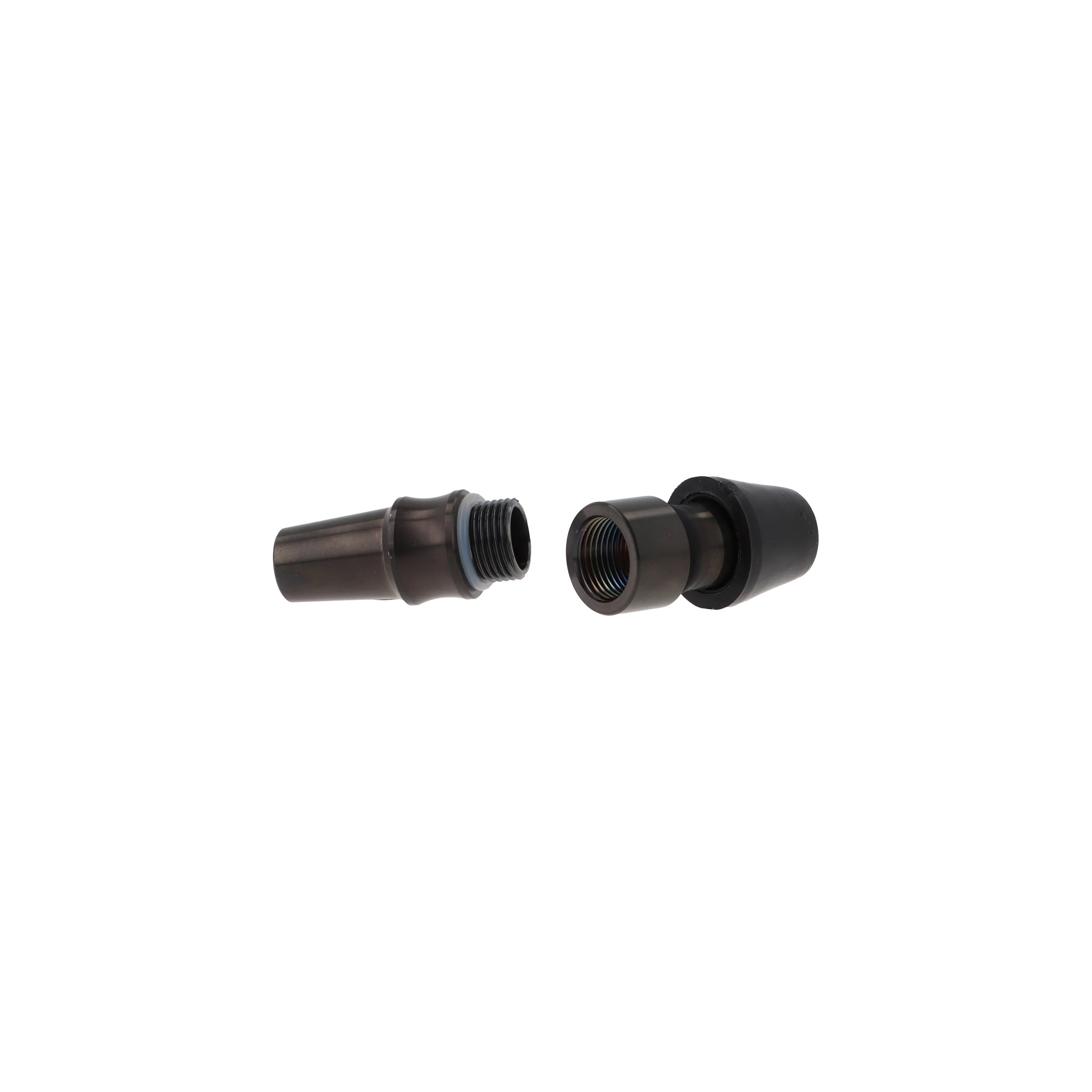 AO - SmokeTube - Adapter Set - Stainless Steel - 18/8 - Gun Metal