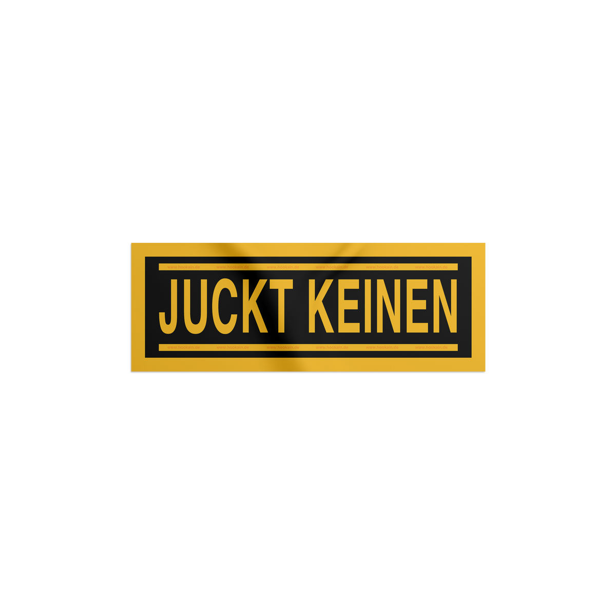 Hookain - Sticker -  Juckt Keinen - Lustige Party Aufkleber - 14.8 x 5 cm