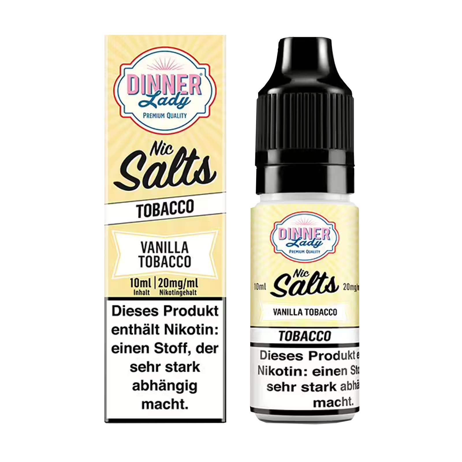 Dinner Lady - E-Liquid - Nikotinsalz - Vanilla Tobacco - 10 ml - 20 mg 1