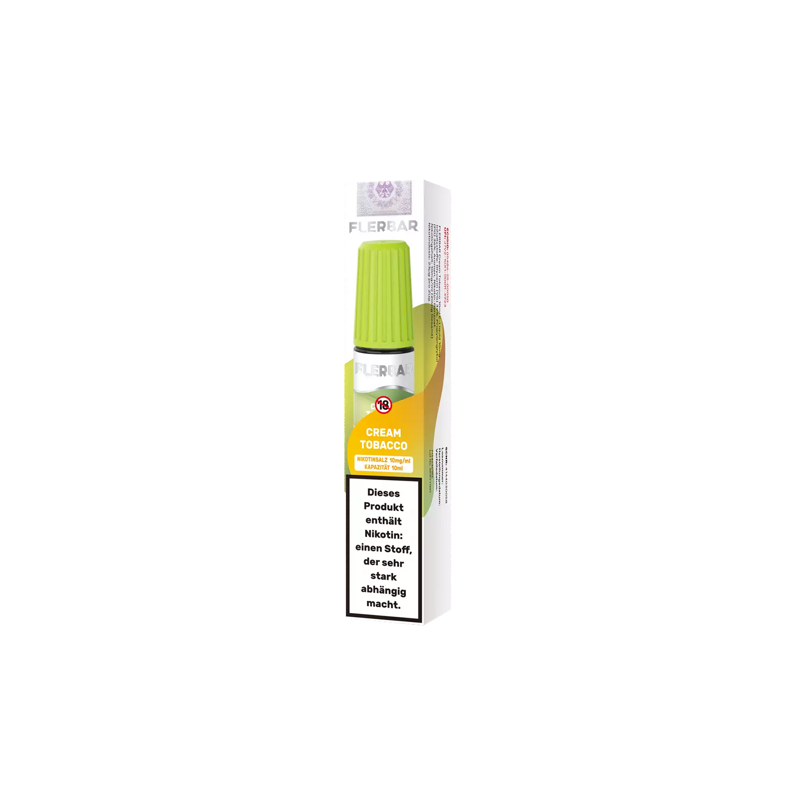 Flerbar - E-Liquid - Nikotinsalz - Cream Tobacco - 10ml - 10 mg 2