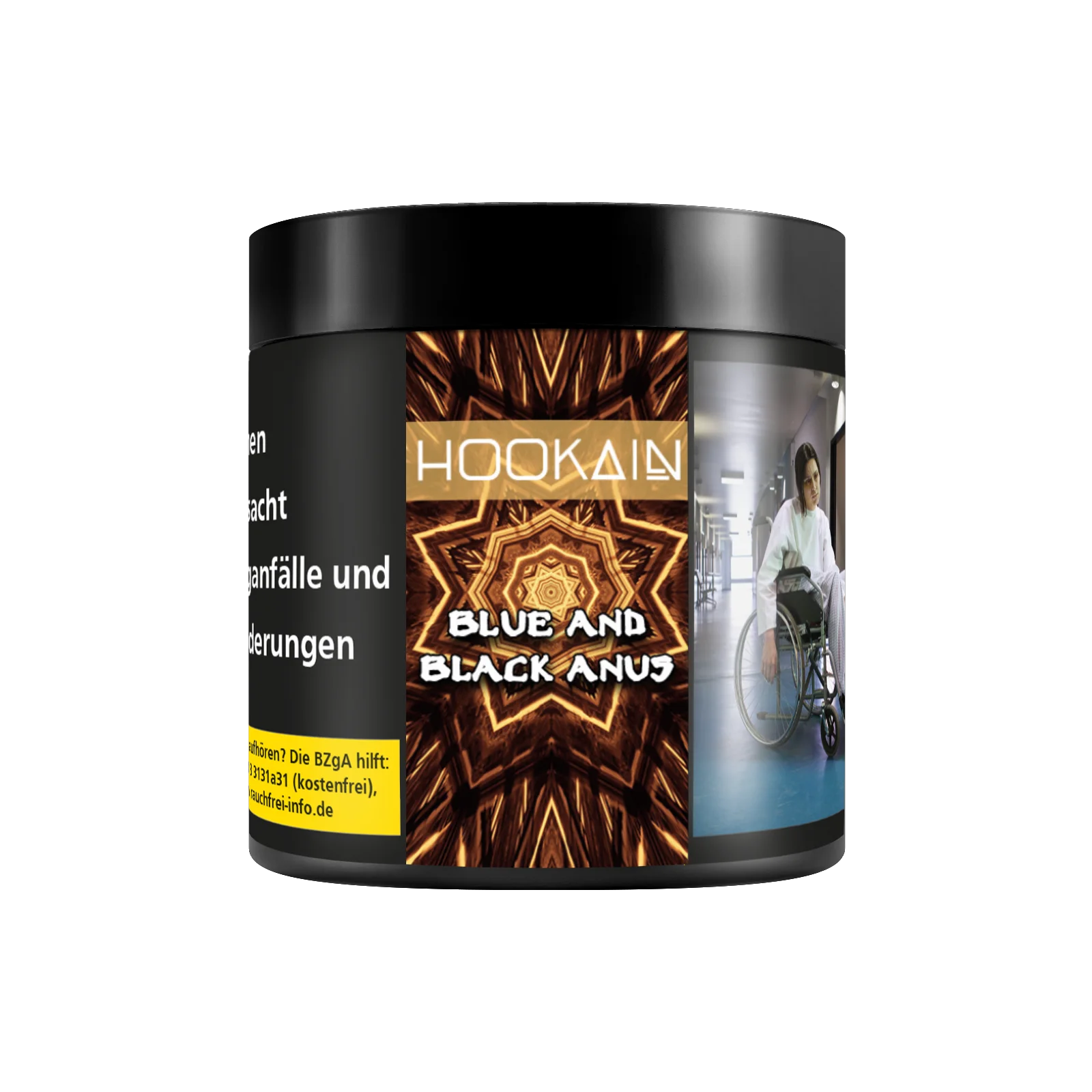 Hookain Blue and Black Anus 50g – Blaubeere & Sternanis Shishatabak  2