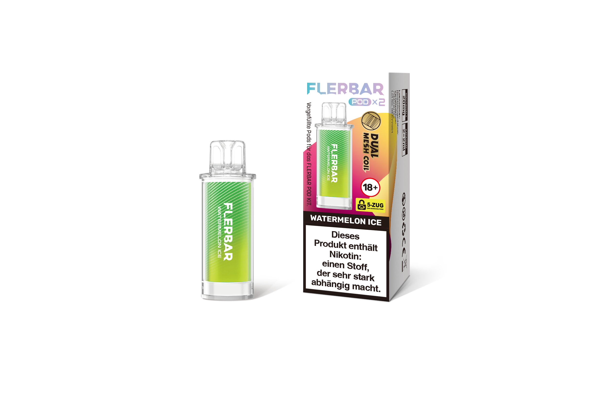 Flerbar Prefilled Pod Watermelon Ice 20 mg | Günstig online 2