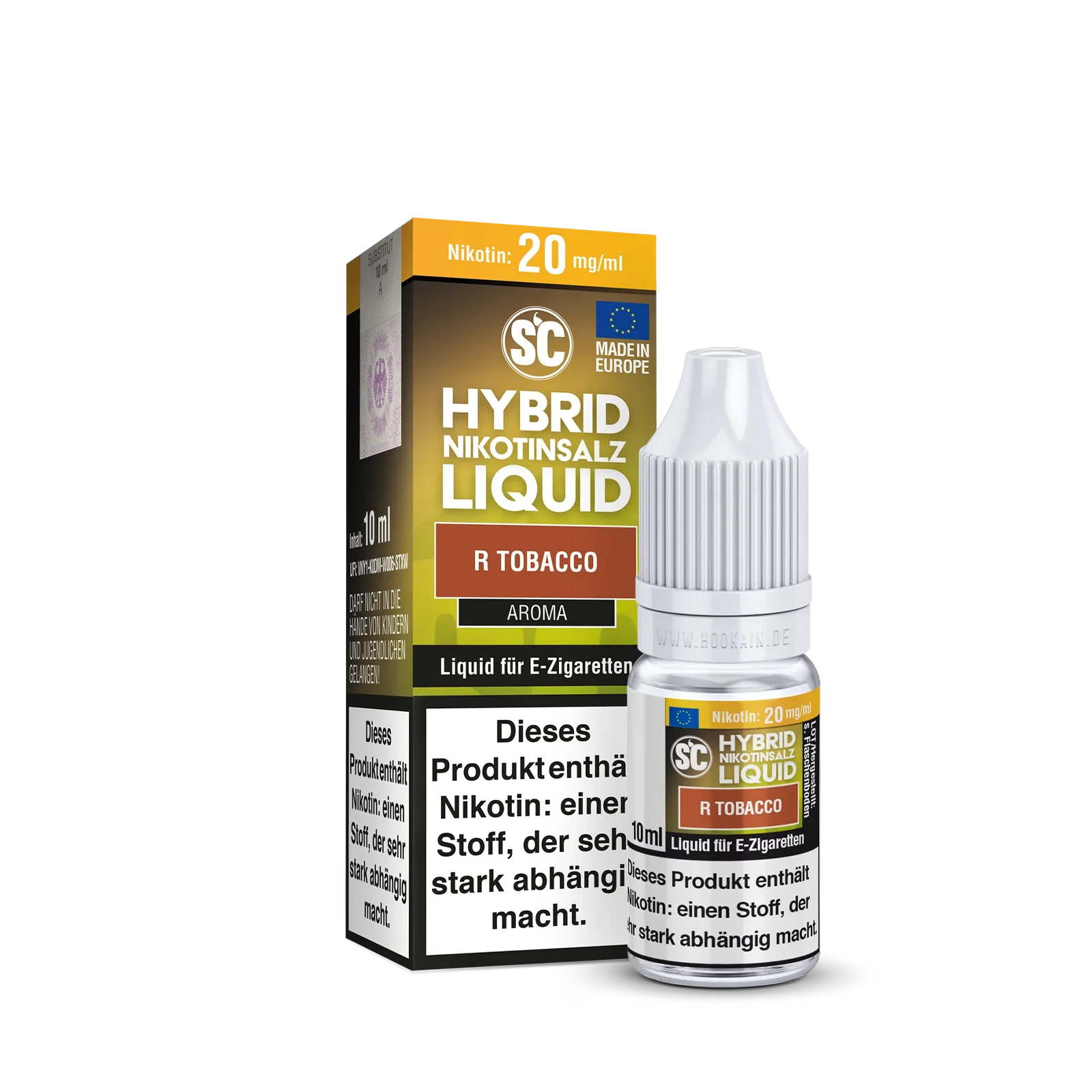SC - E-Liquid - Hybrid Nikotinsalz - R Tobacco - 10 ml - 20 mg 2