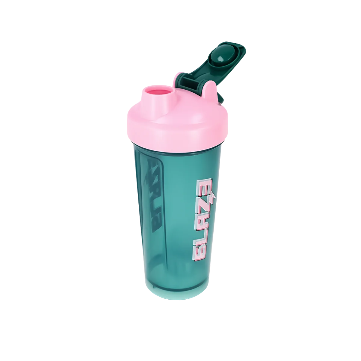 Hookain Shaker Aqua Pink Pop – Protein Shaker 600 ml mit Edelstahlkugel & Logo 4