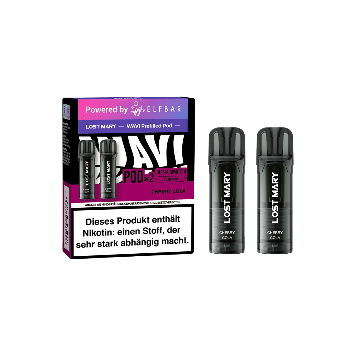 Lost Mary - Prefilled Pods - Wavi - Cherry Cola - 20 mg - 2 ml - 2 Stk.1