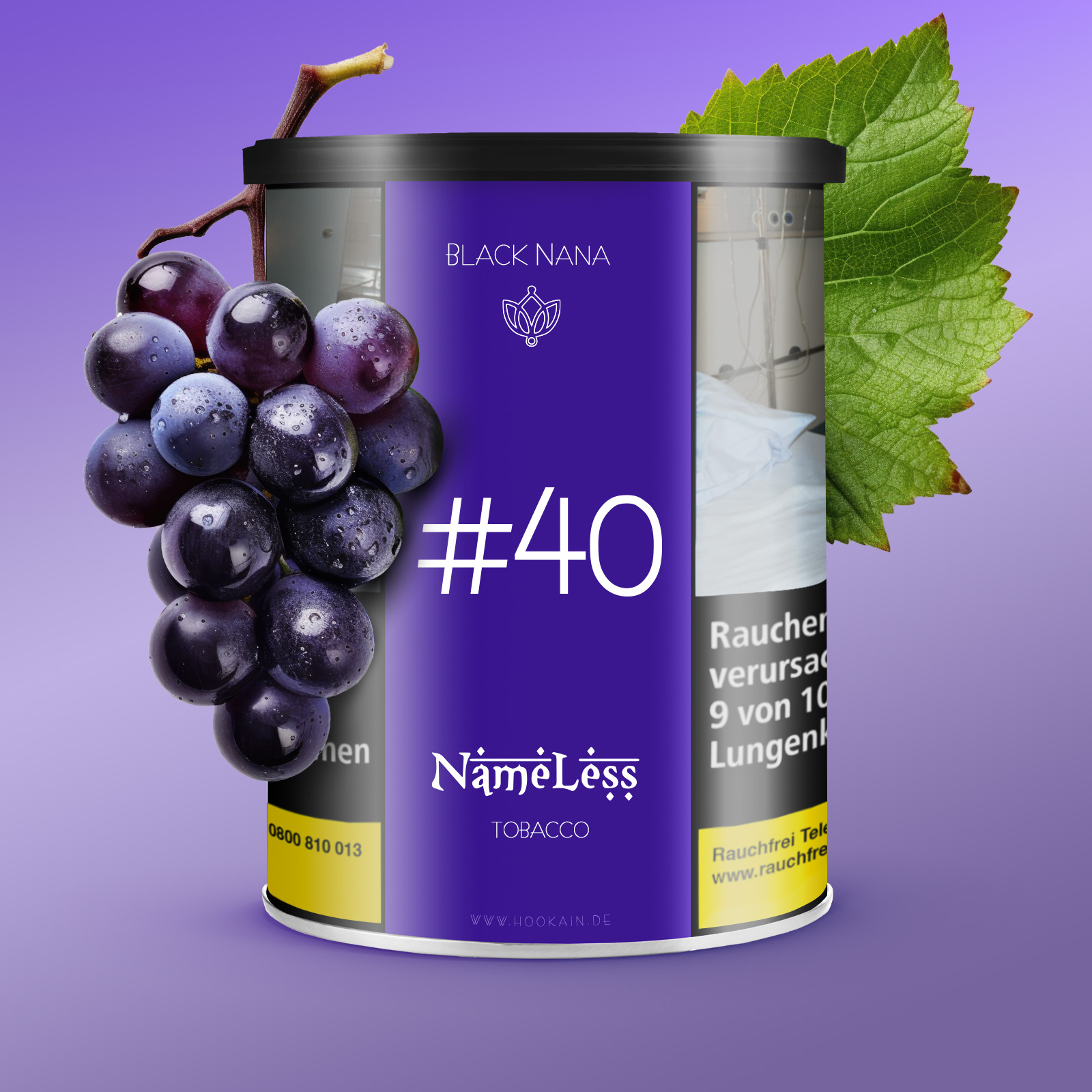Nameless #40 Black Nana 1000 g - Shishatabak online 1