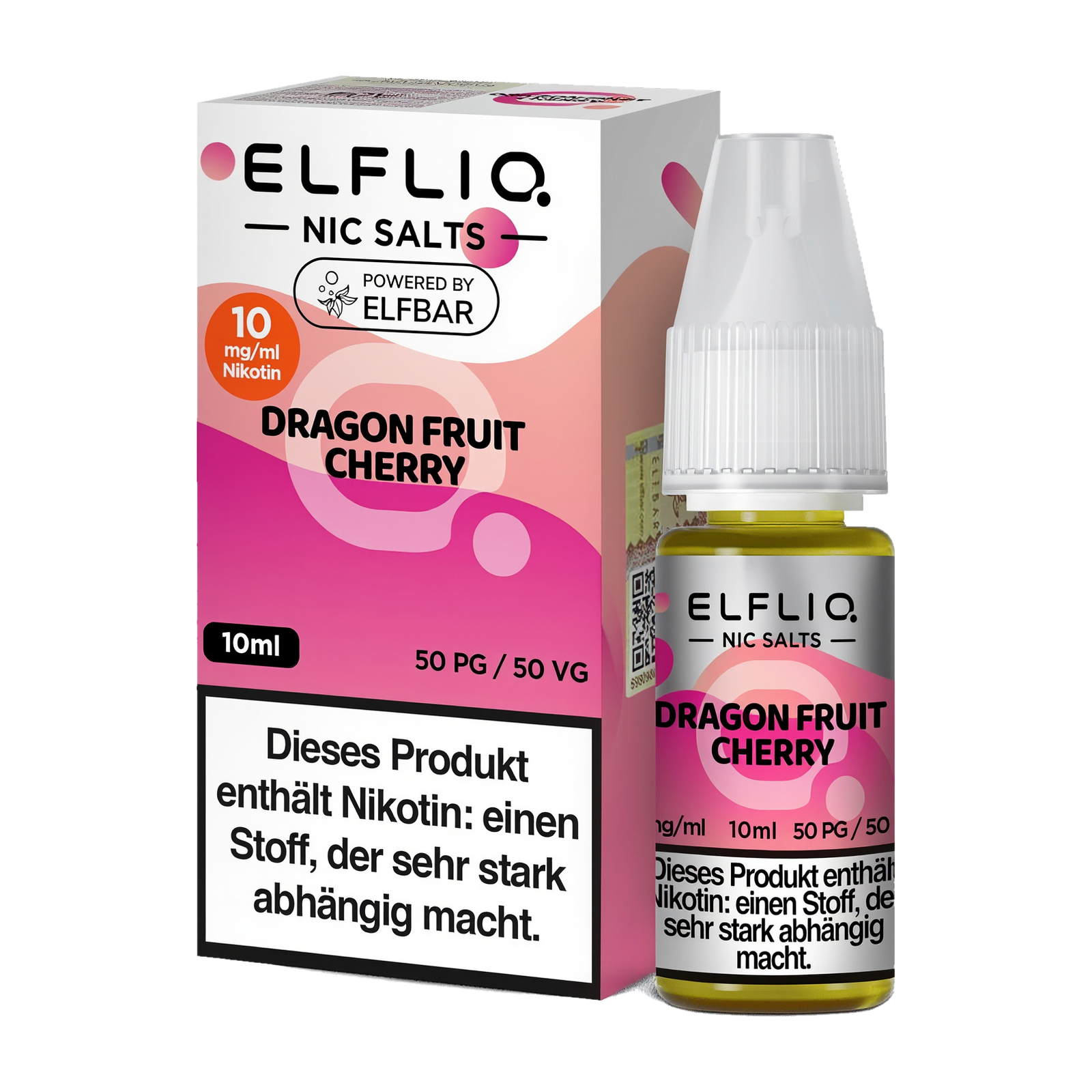 Elf Bar - ElfliQ - E-Liquid - Nicotine Salt - Dragonfruit Cherry - 10 mg