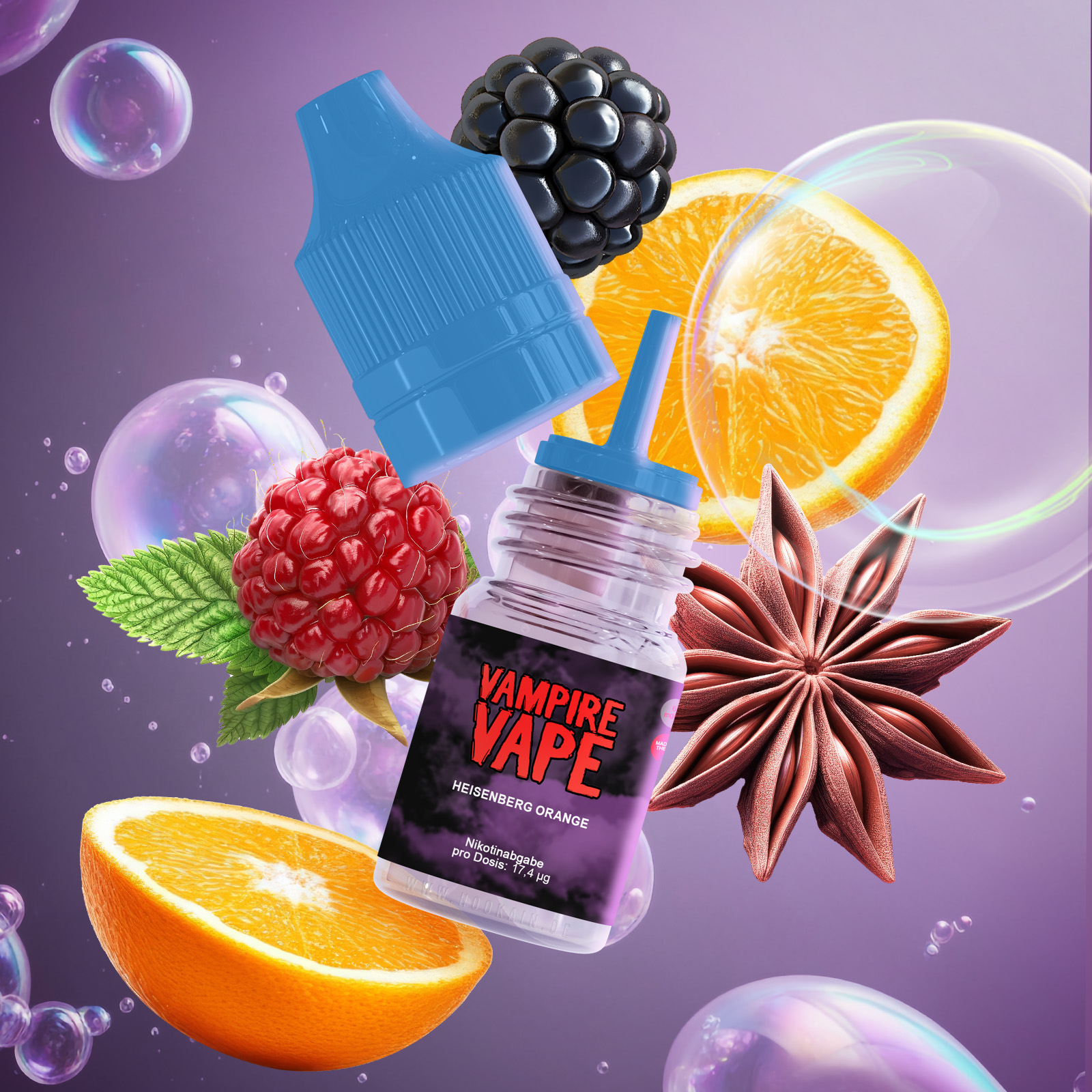 Vampire Vape E-Liquid Heisenberg Orange 10 ml 6 mg | E-Liquid g&uuml;nstig online 2