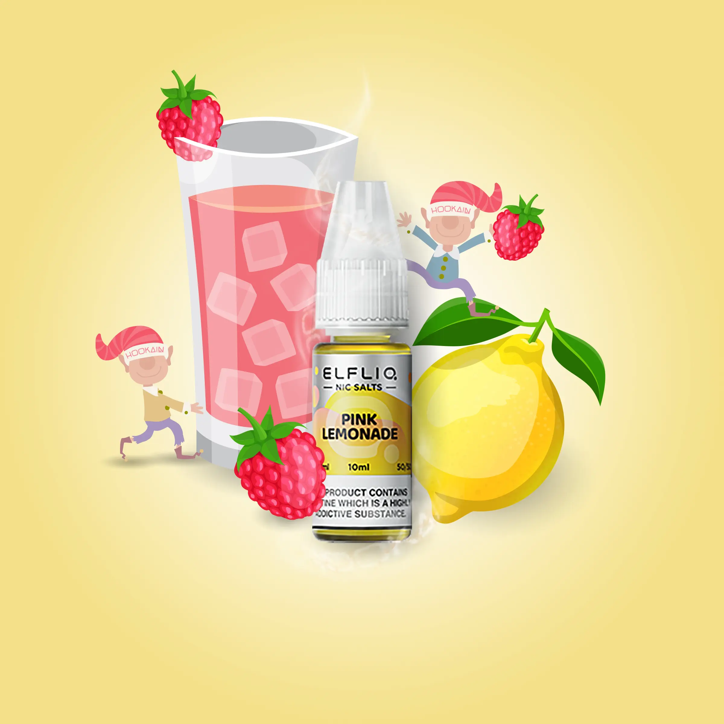 ElfliQ - Pink Lemonade - 10 mg | E-Zigaretten Liquid von Elf Bar kaufen1