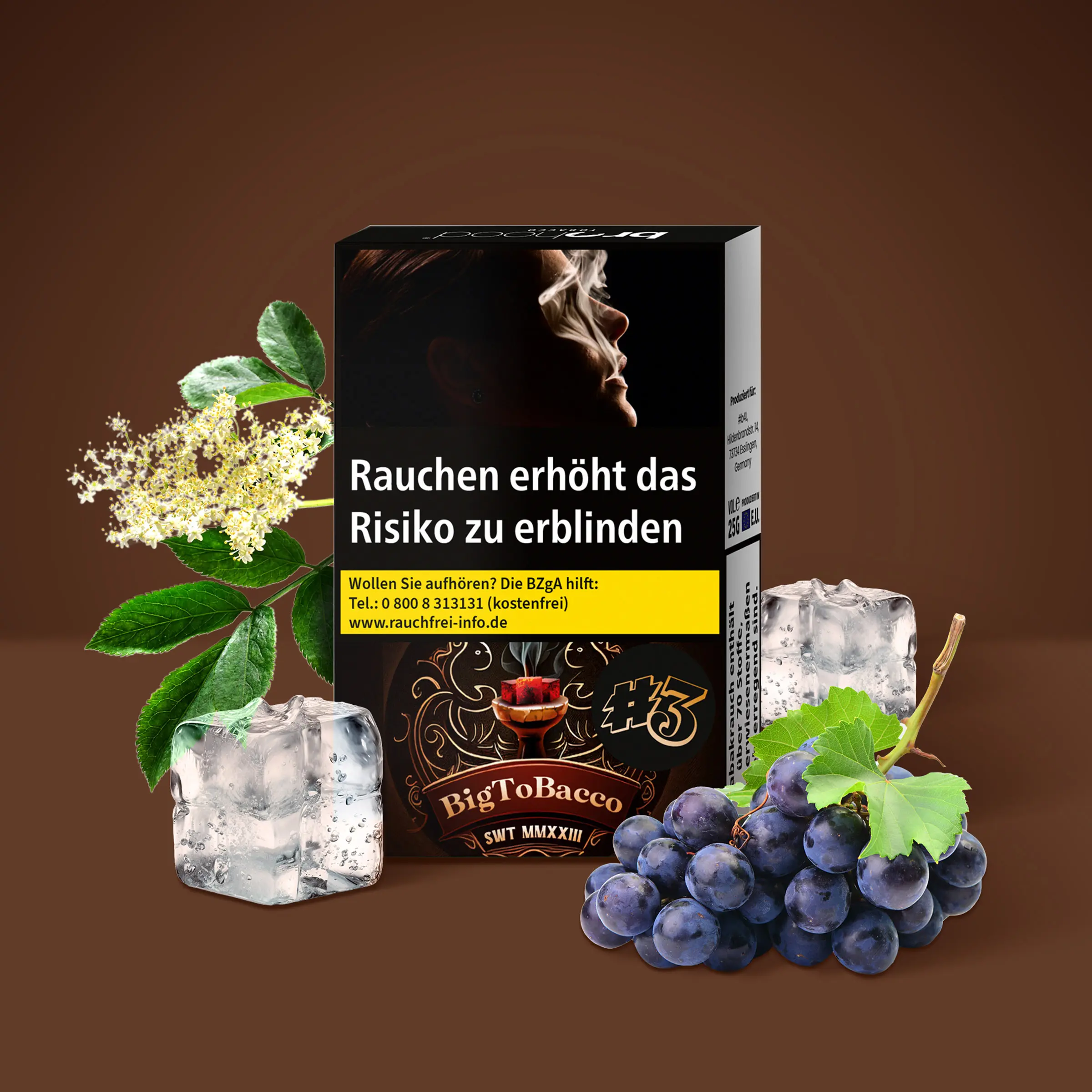 BigToBacco - #3 Yallah Abfahrt - 25 g | Shisha-Tabak Sorten günstig kaufen 1