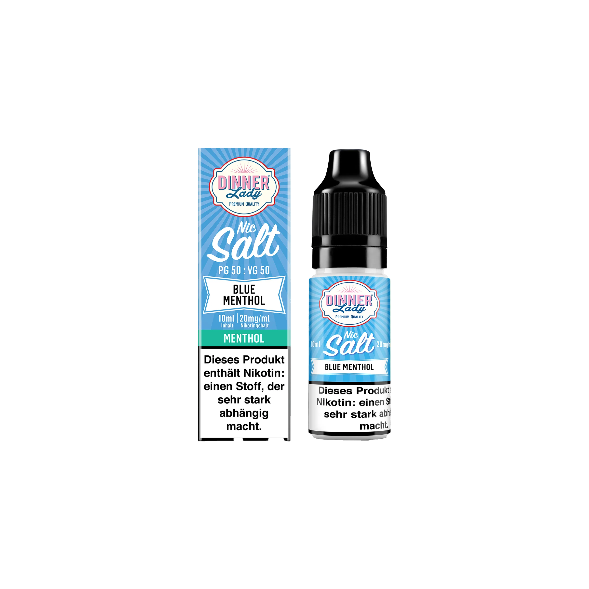 Dinner Lady - E-Liquid - Nikotinsalz - Blue Menthol - 10 ml - 20 mg