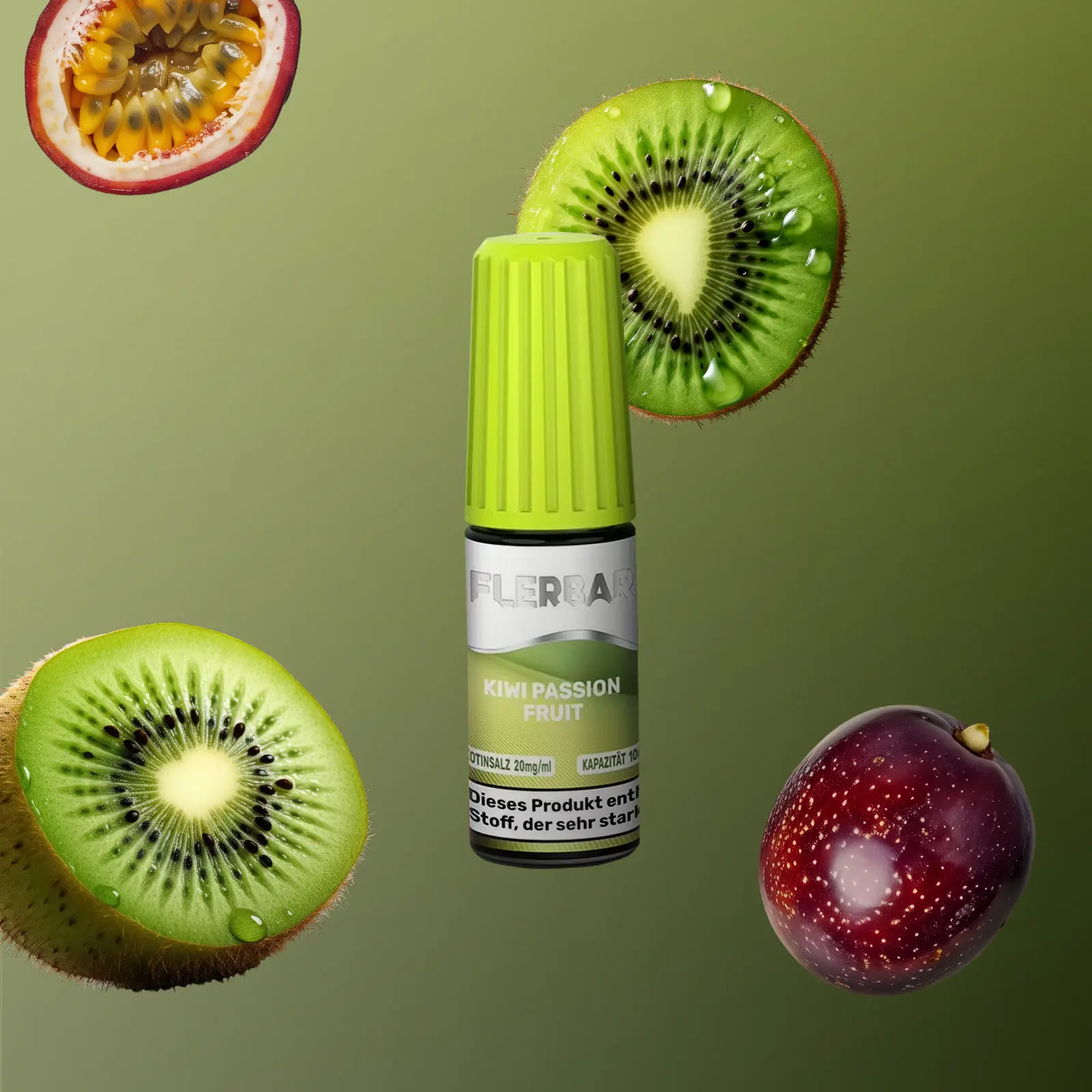 Flerbar - E-Liquid - Nikotinsalz - Kiwi Passionfruit - 10 ml - 20 mg