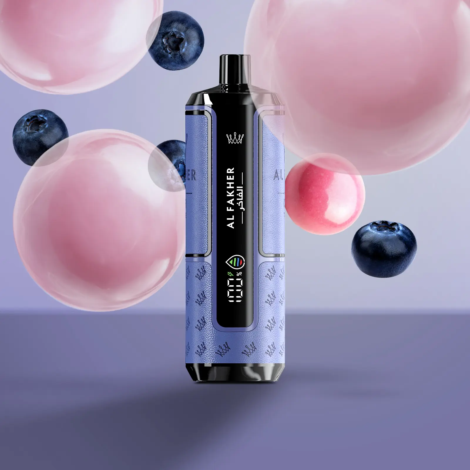Al Fakher - Crown Bar - Hypermax - 20k - Blueberry Gum 1