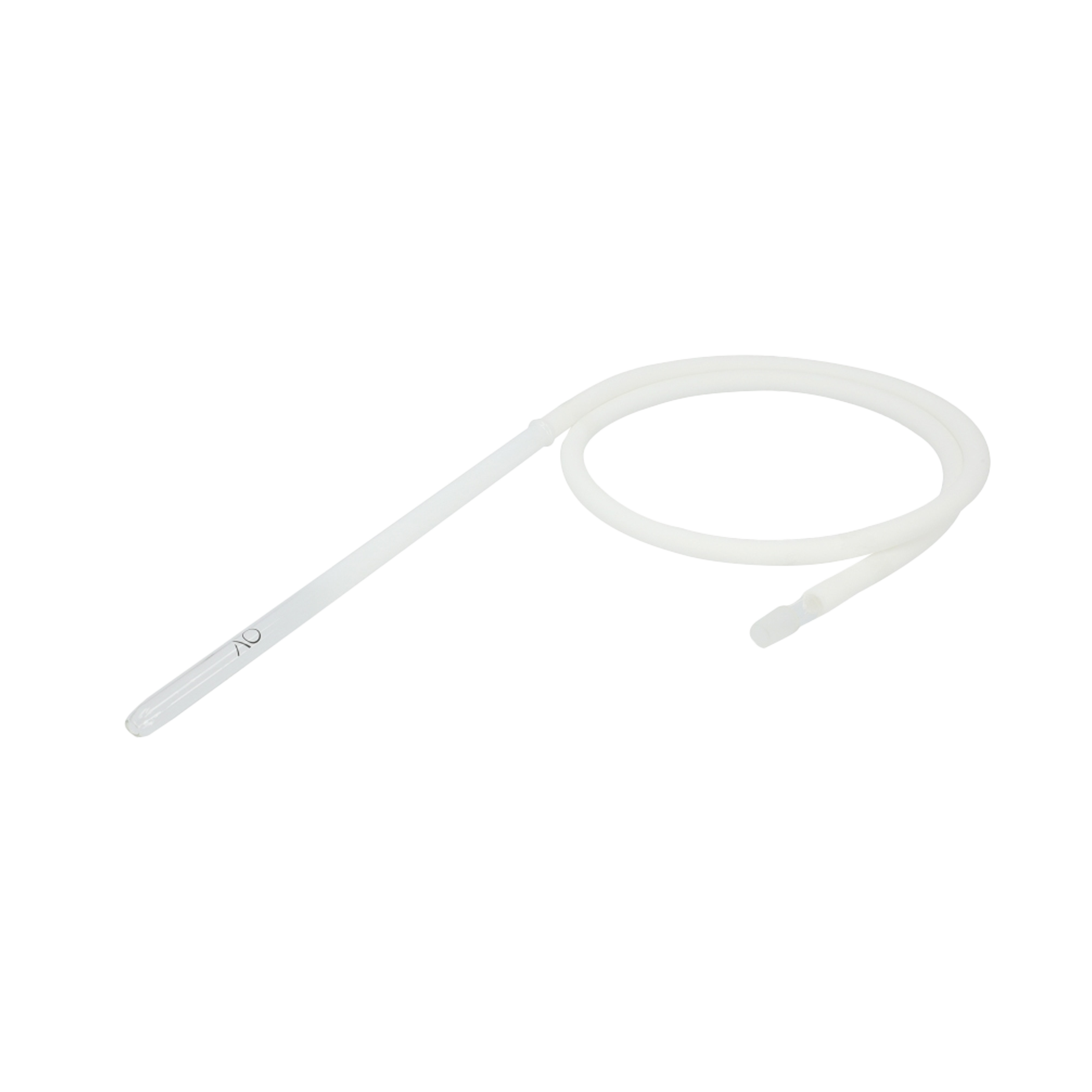 AO - Glass - Mouthpiece - Hoseset - Colored - Round - White