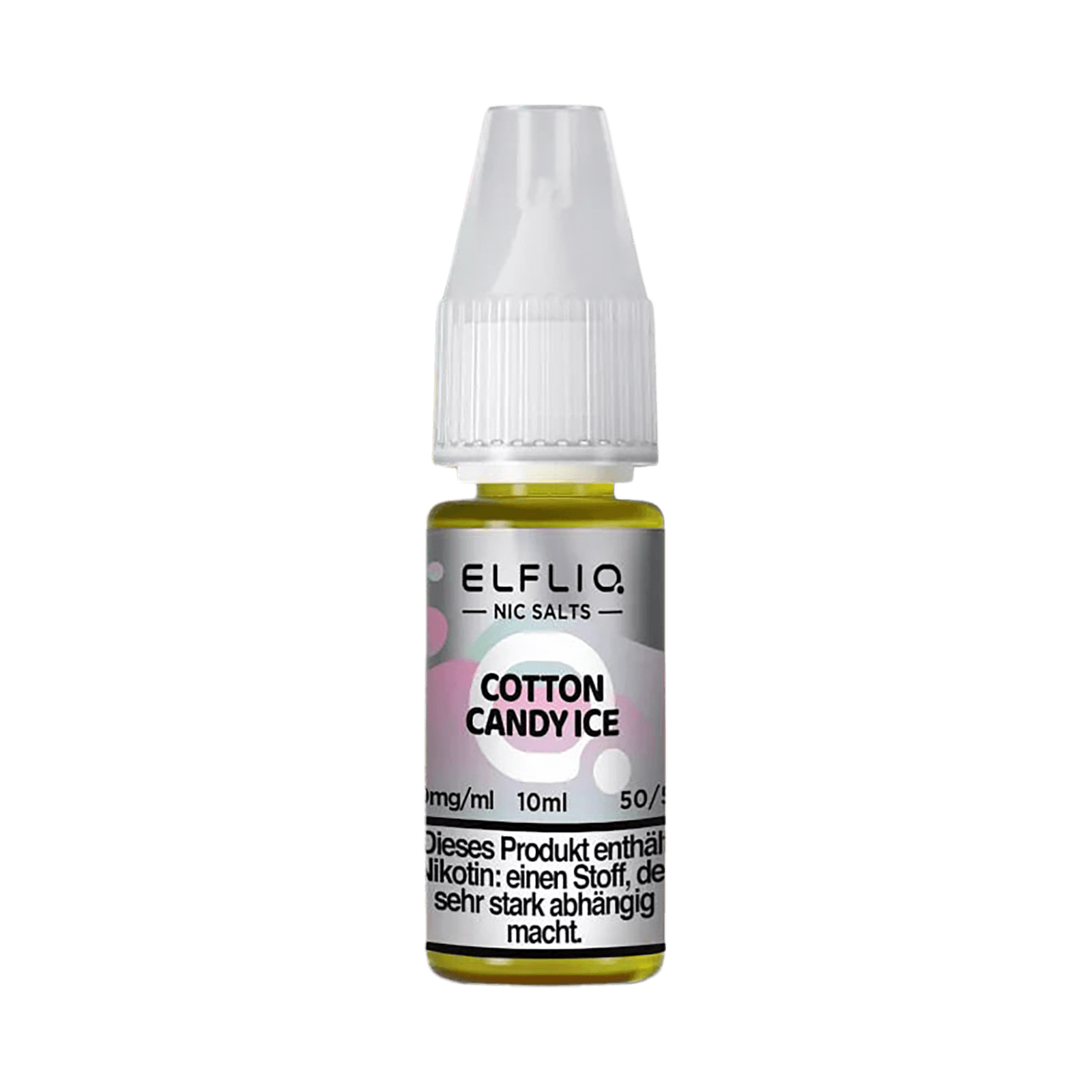 Elf Bar - ElfliQ - E-Liquid - Nicotine Salt - Cotton Candy - 10 mg