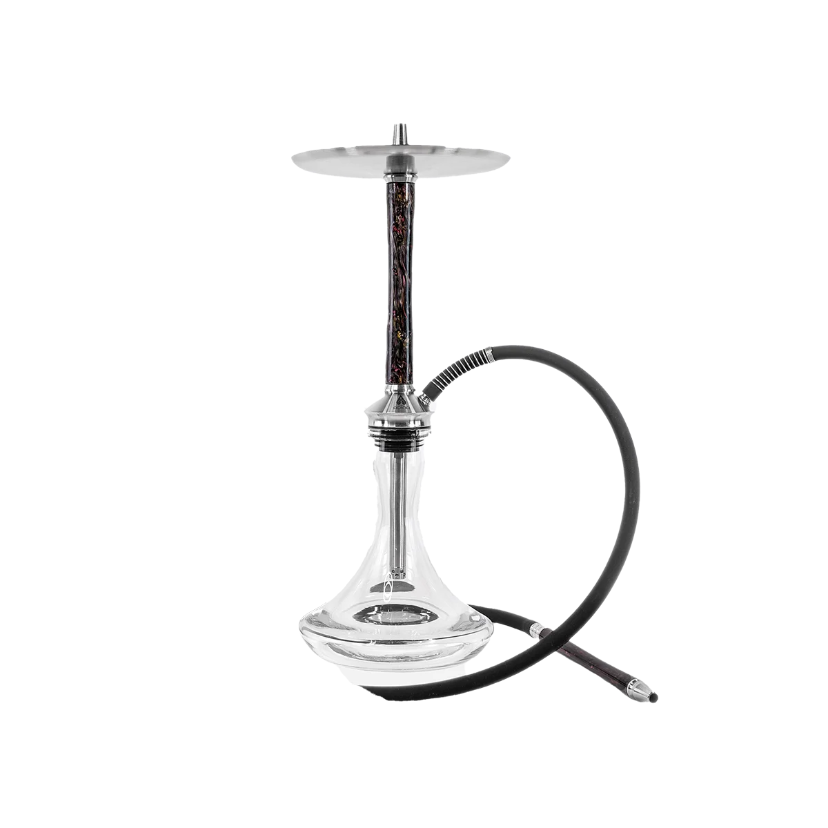 ADINA SHISHA MOTION STEEL BLACK FOG CLEAR