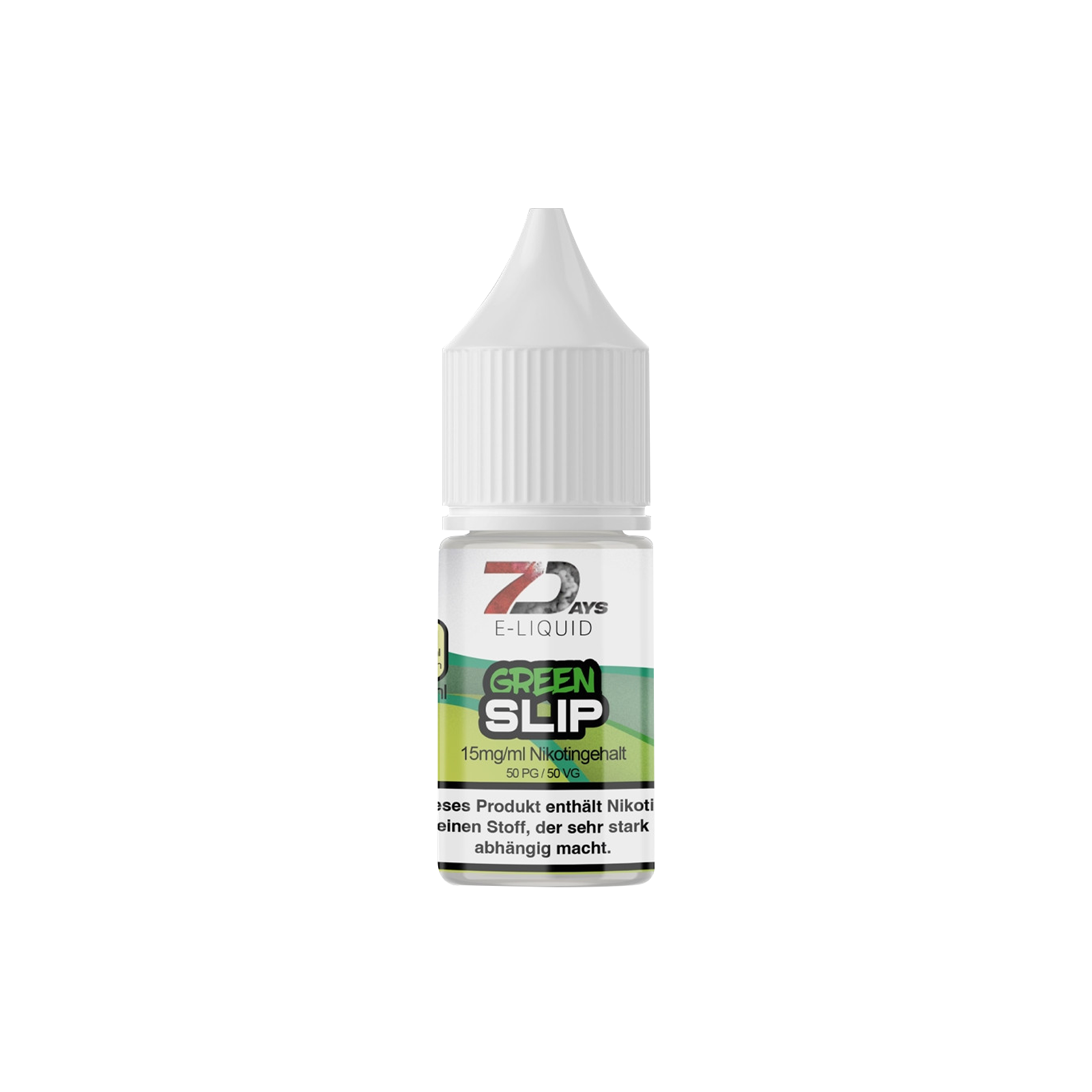 7 Days Green Slip 15 mg Nikotinsalz-Liquid 10ml &ndash; Minze 1