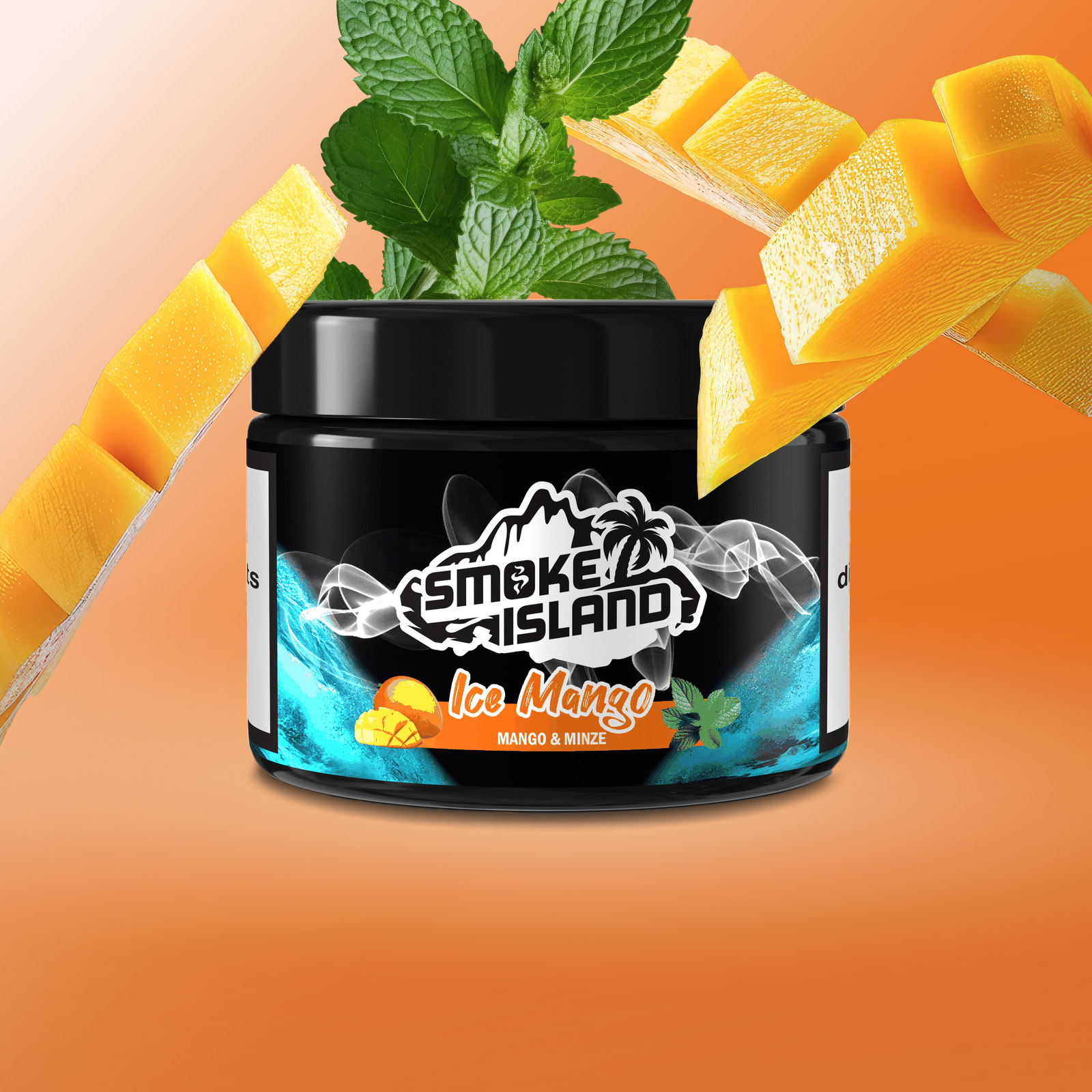 Smoke Island - nicotine free - Ice Mango - 200 g 