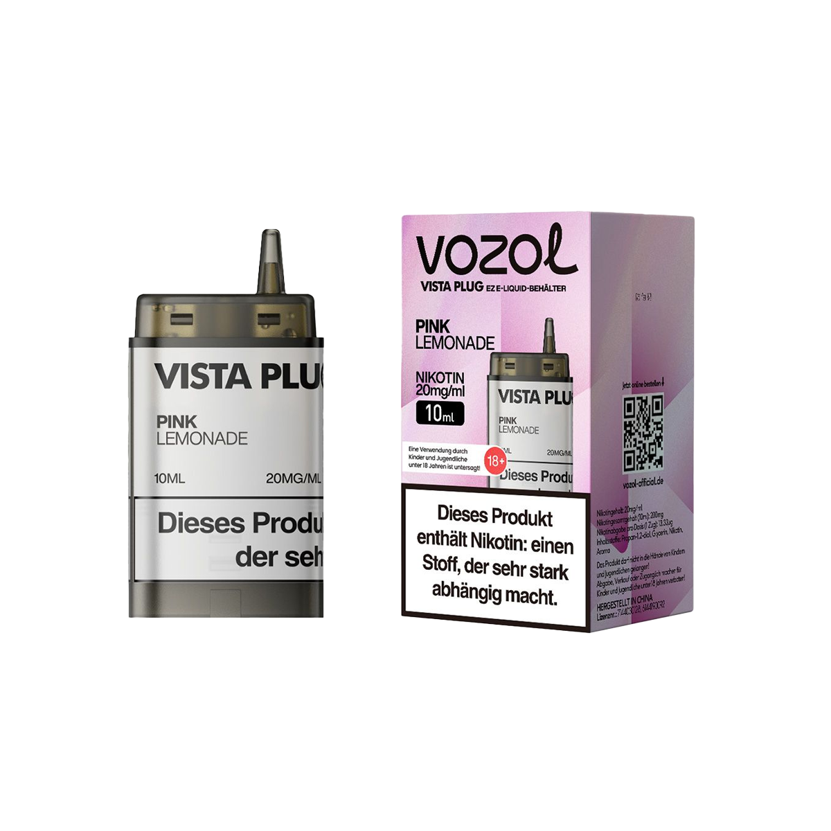 Vozol - Vista Plug - Pod - EZ - Pink Lemonade 1