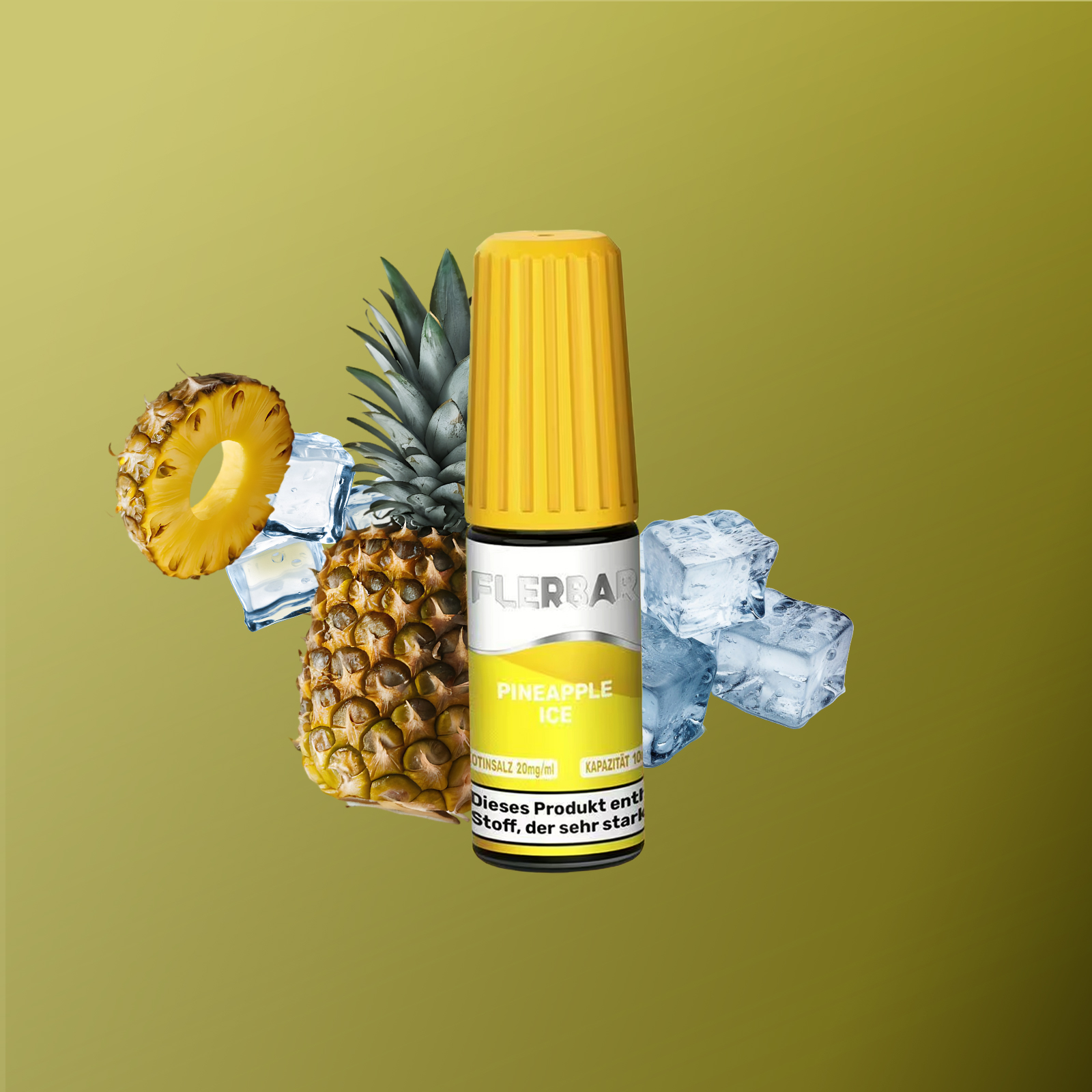 Flerbar - E-Liquid - Nicotine salt - Pineapple Ice - 10 ml - 20 mg