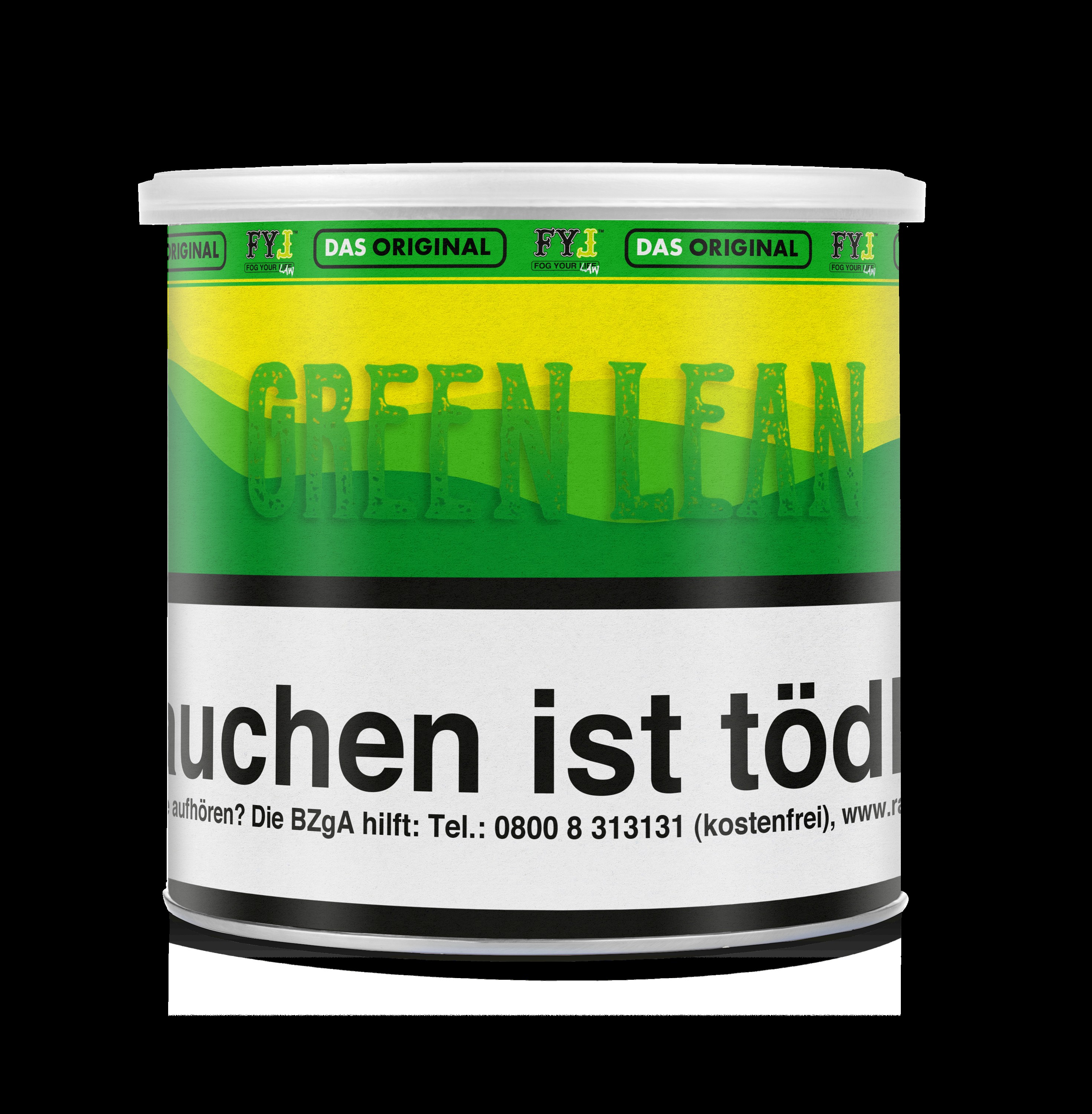 Fog Your Law - Dry Base mit Aroma - Green Lea  - 70 g - 2 Komponenten L&ouml;sung Tabak - mit versteuertem Glycerin 200 g Mischen - 1 