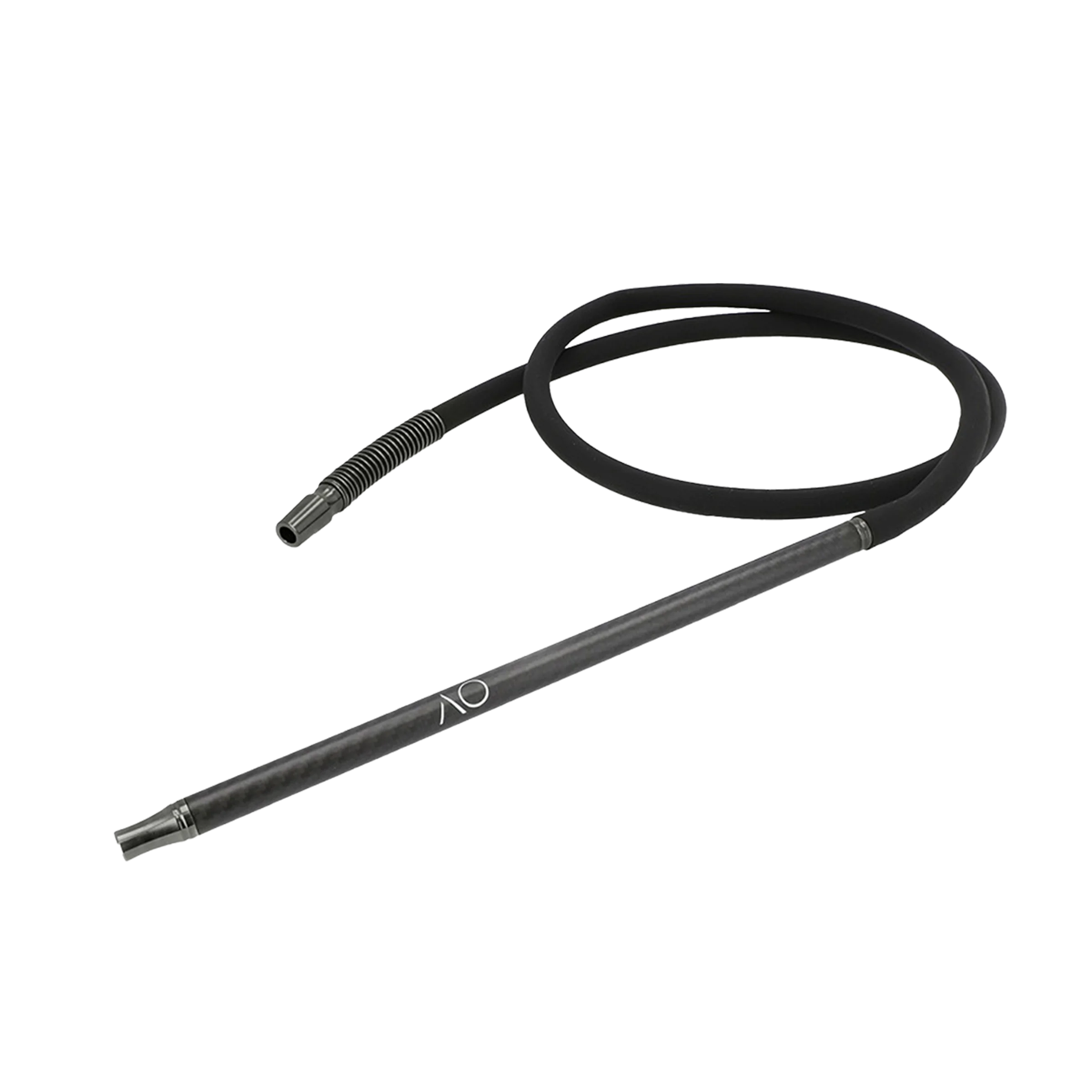 AO Carbon Schlauchset Matt Schwarz Edelstahl 18/8 - Gun Metal
