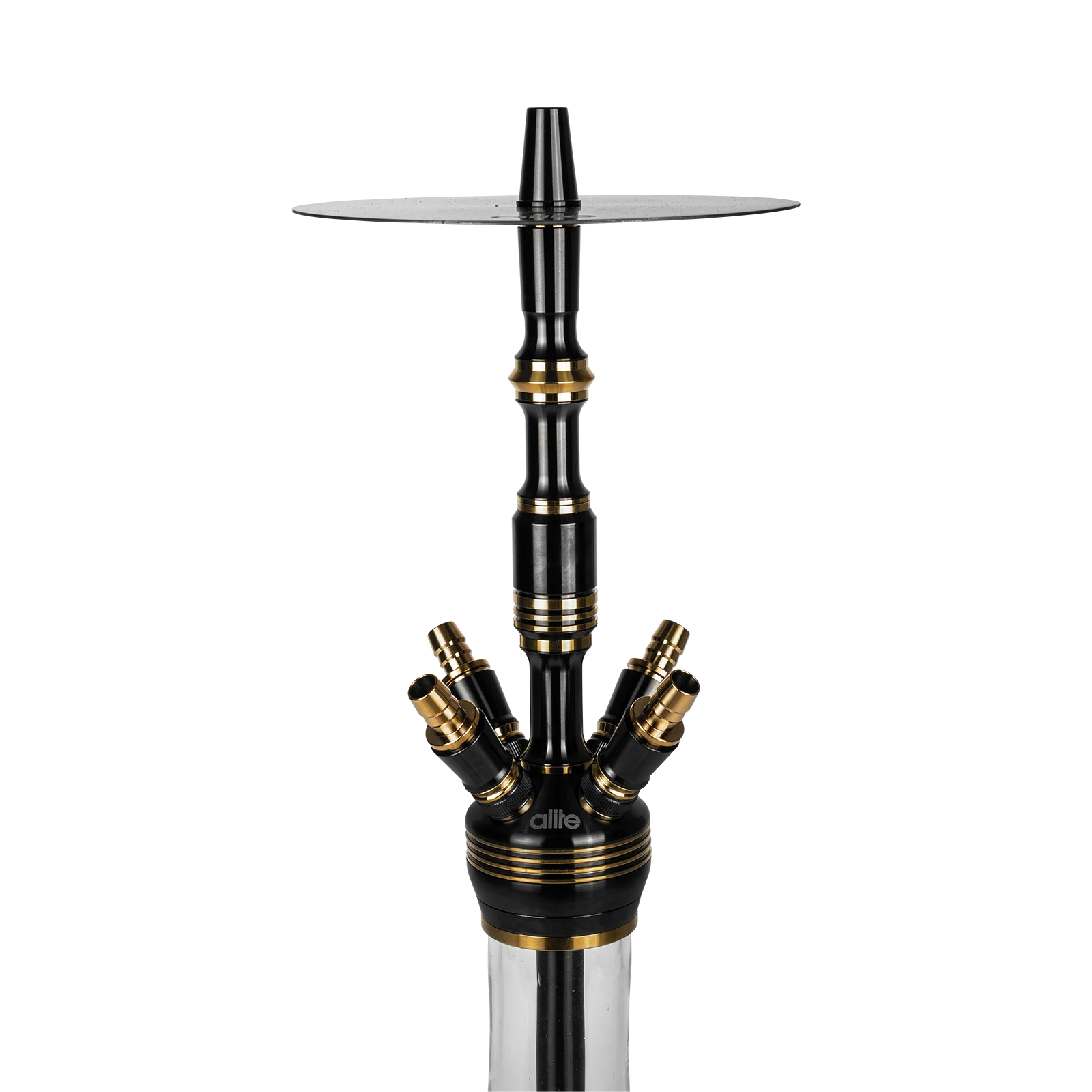 Alite Bash Squad Schwarz Gold Wasserpfeife – Hochwertig & Modern 4