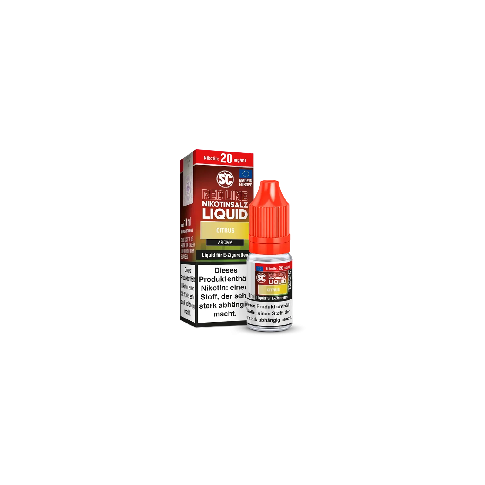 SC - E-Liquid - Nikotinsalz - Red Line - Citrus - 10 ml - 20 mg 1