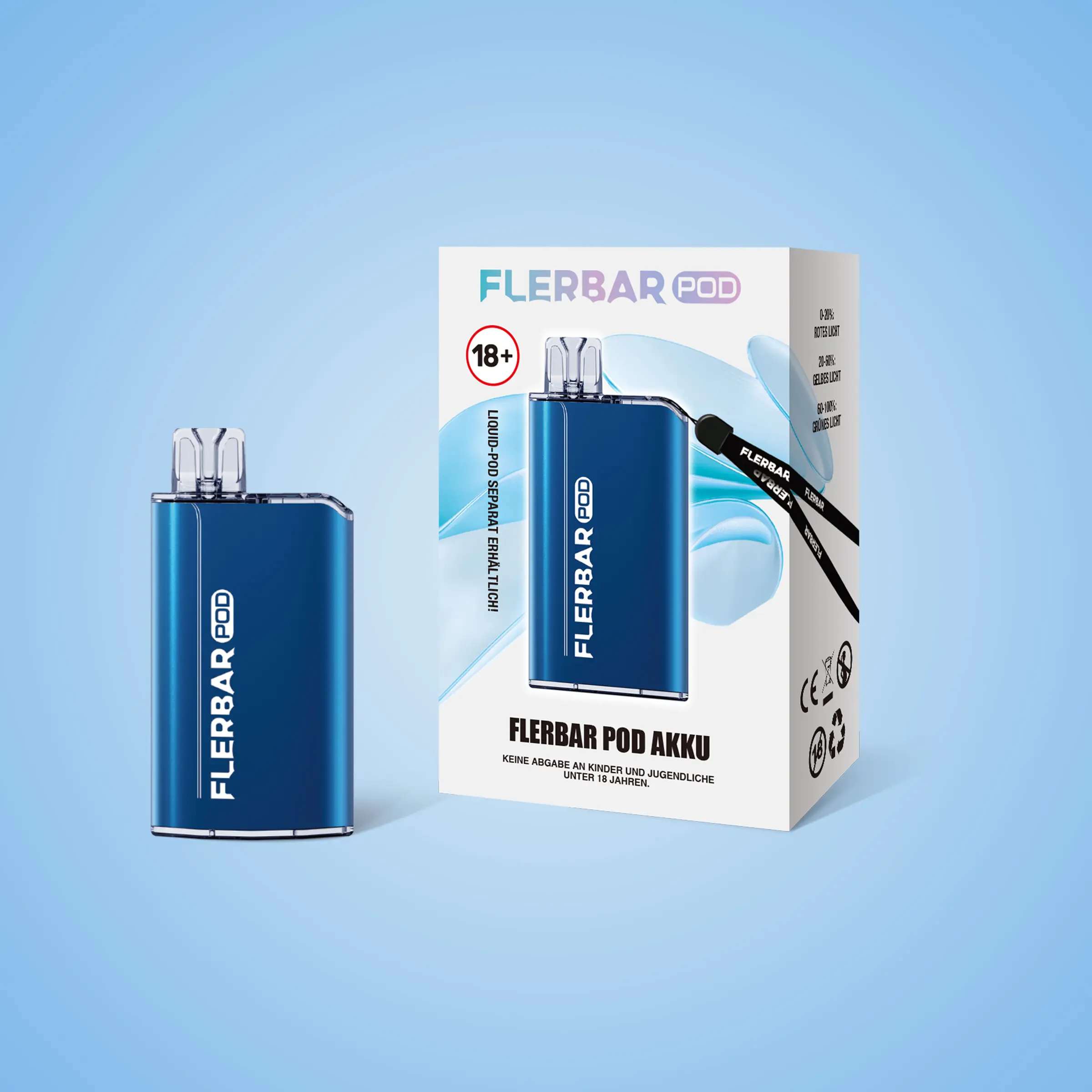 Flerbar Pod Akku Basisgerät Blau | Günstig online bestellen 1