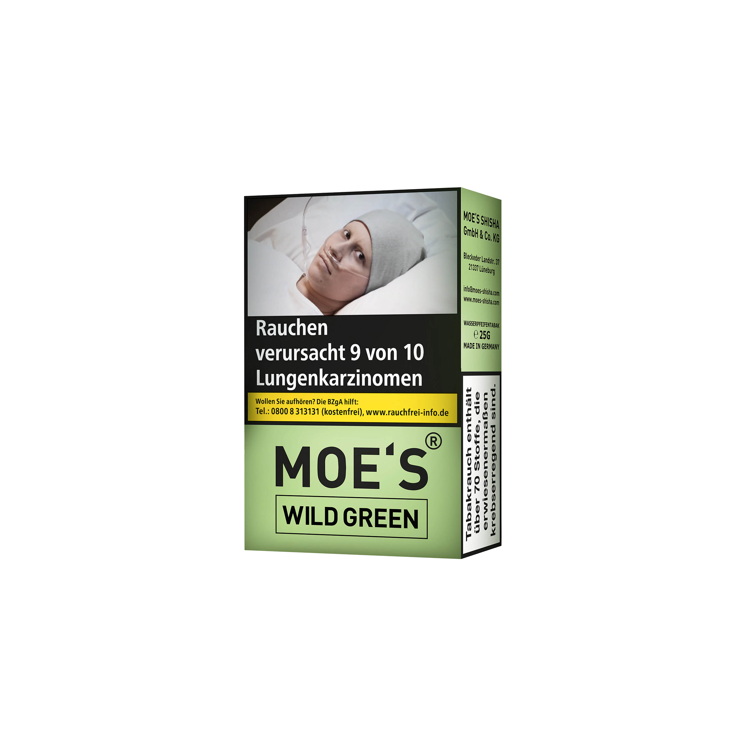 MOE'S Tabak Wild Green 25g Shishatabak Online bestellen