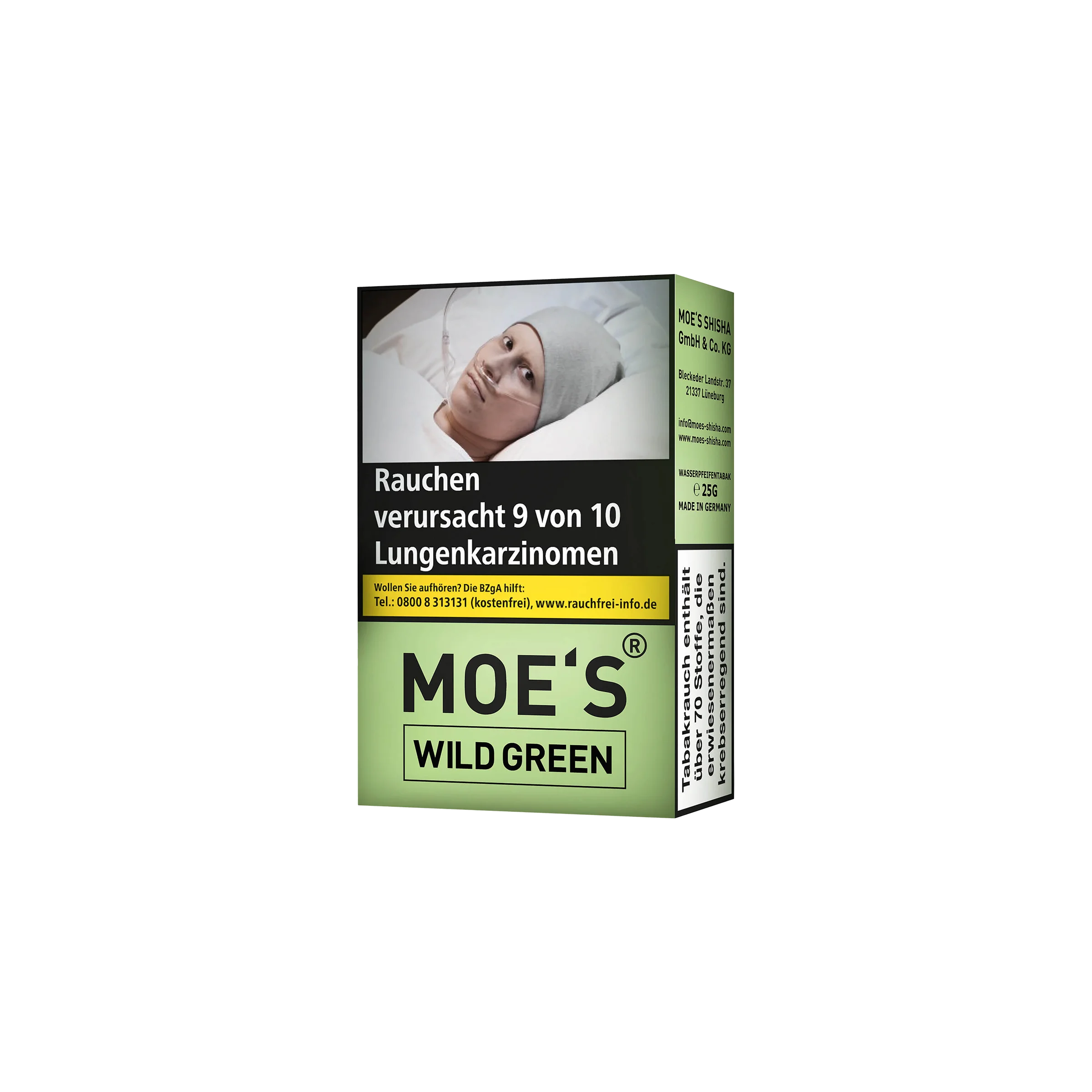 MOE'S Tabak Wild Green 25g  Shishatabak Online bestellen