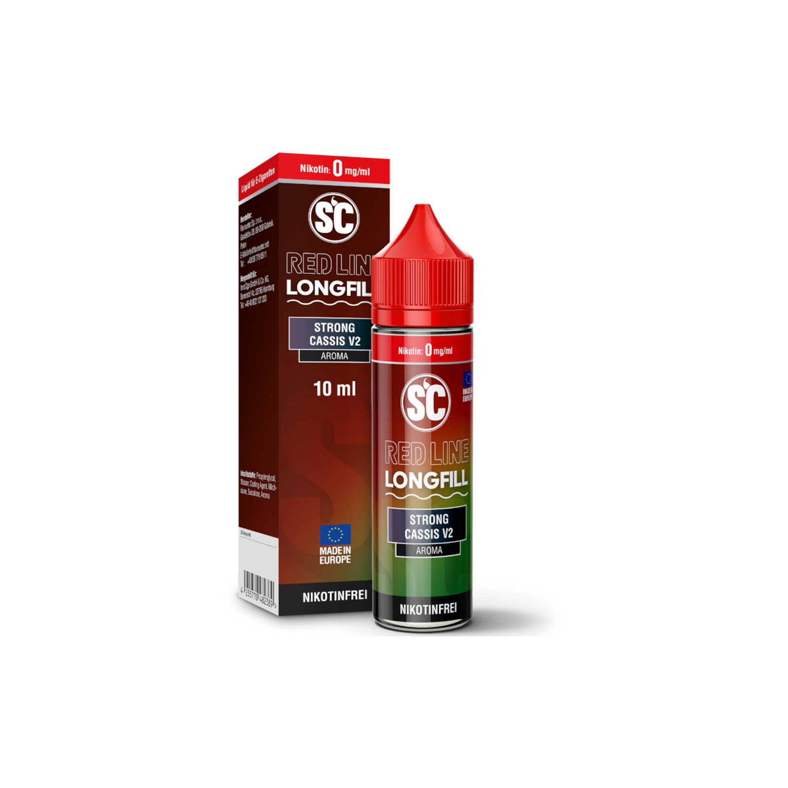 SC - Red Line - Longfill - Strong Cassis V2 - 10 ml1