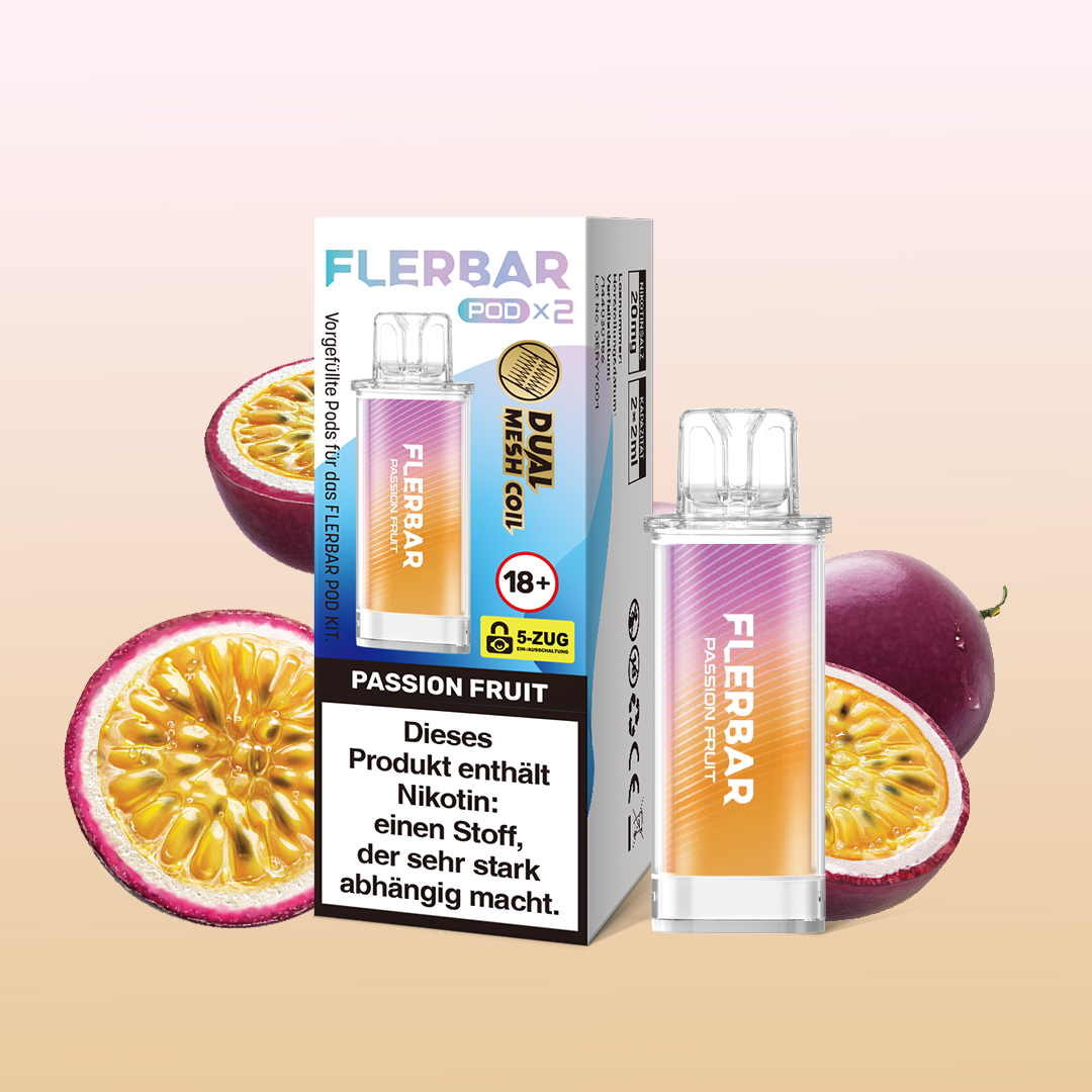 Flerbar Prefilled Pod Passion Fruit 20 mg | G&uuml;nstig online 1