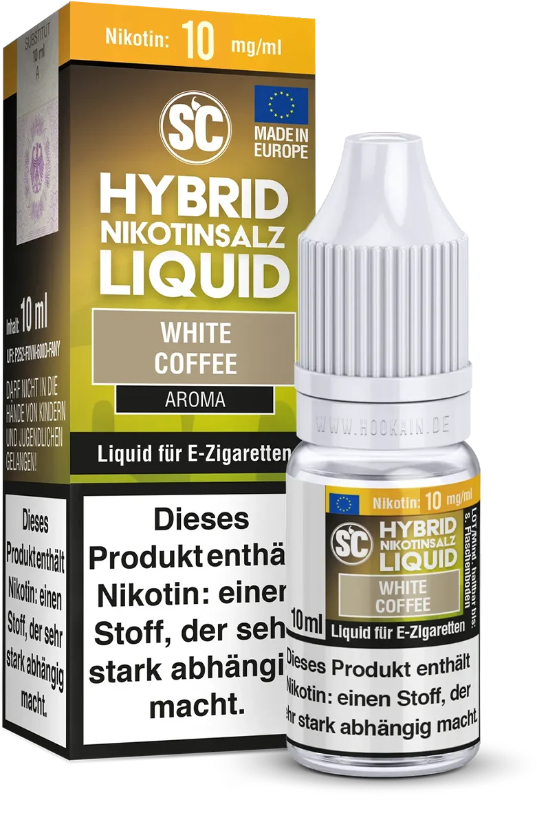 SC - E-Liquid - Hybrid Nikotinsalz - White Coffee - 10 ml - 10 mg 2