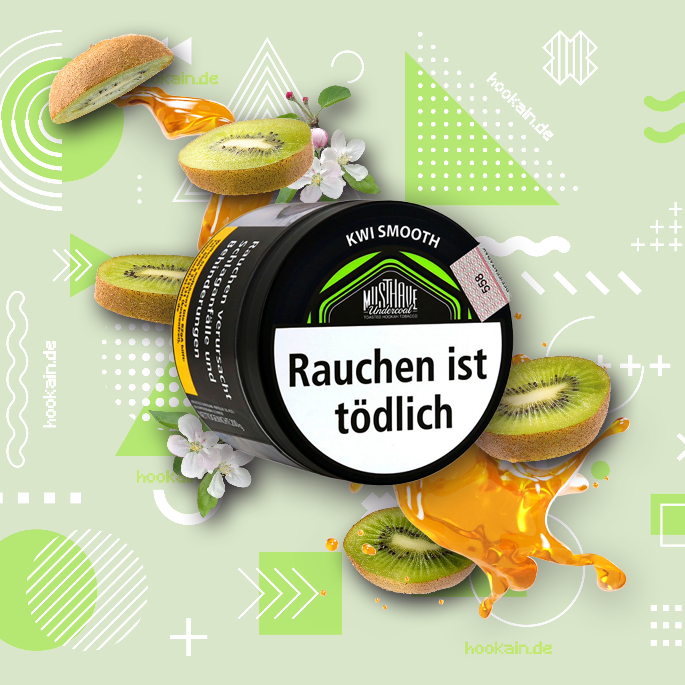 Musthave - Kiwi Smooth - 25 g | Alle neuen Tabak Sorten günstig online kaufen - Hookain Shisha-Onlineshop