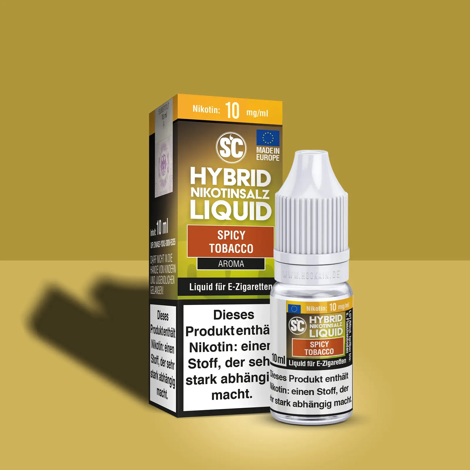 SC - E-Liquid - Hybrid Nikotinsalz - Spicy Tobacco - 10 ml - 10 mg 1