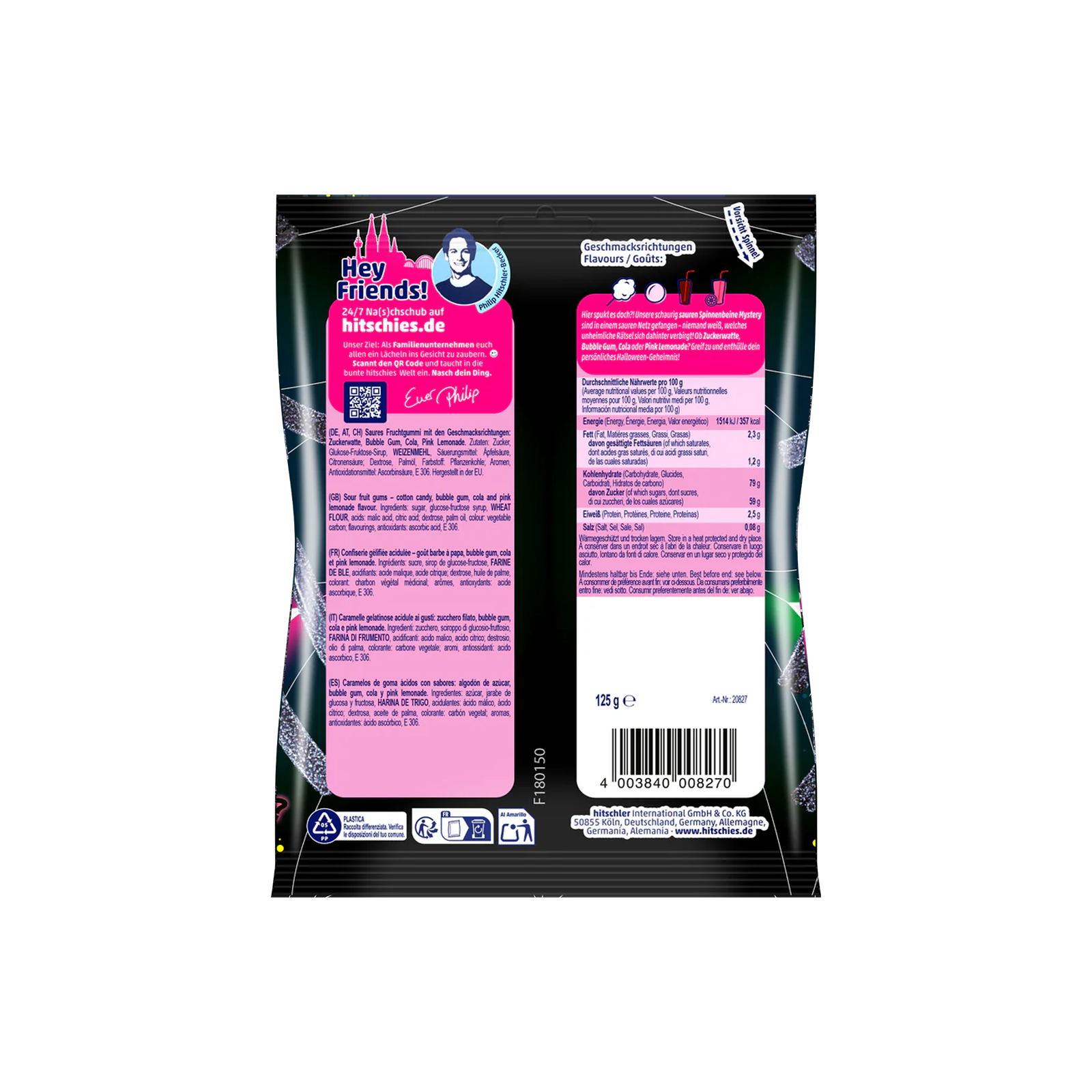 Hitschies Saure Spinnenbeine125 g | Candy günstig online 3