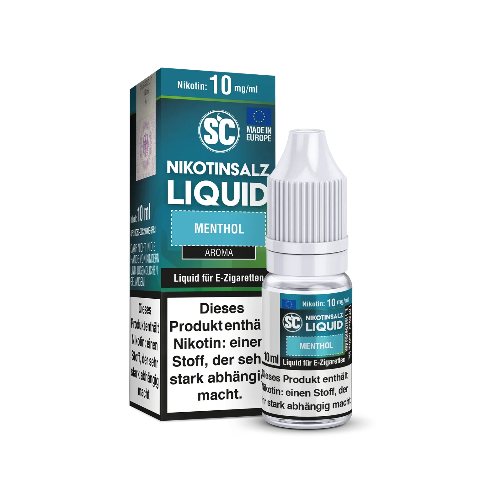 SC - E-Liquid - Nicotine Salt - Menthol - 10 ml - 10 mg 2