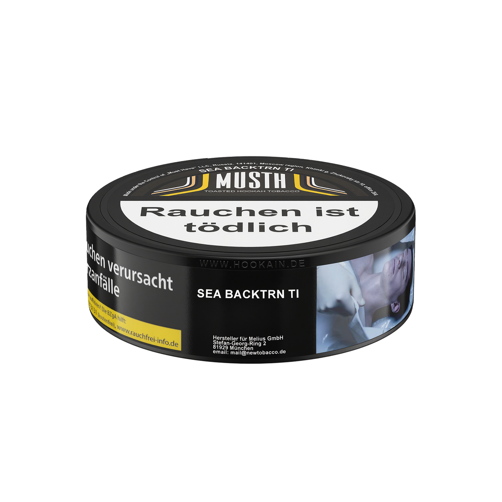 MustH Sea Backtrn Ti 200 g Shisha-Tabak &ndash; Sanddorn, Orange, Ingwer 2