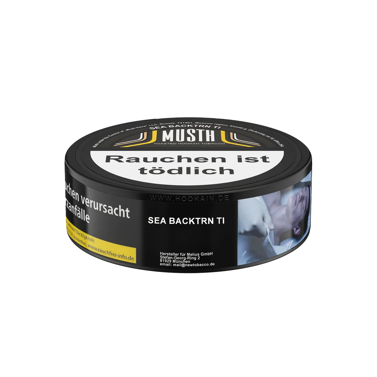 MustH Sea Backtrn Ti 200 g Shisha-Tabak &ndash; Sanddorn, Orange, Ingwer 2