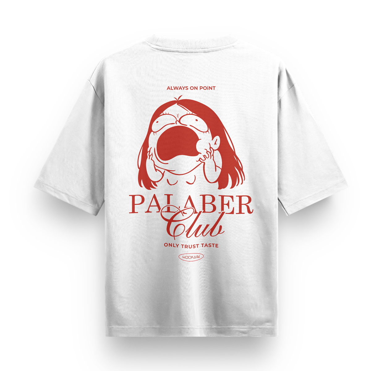 Logo T-Shirt  Palaber Club White - Hookain 1