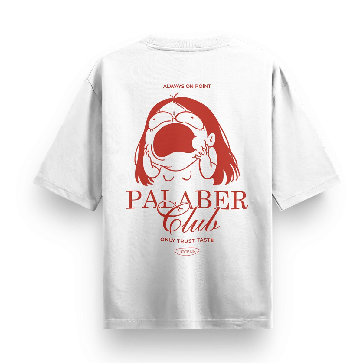 Logo T-Shirt  Palaber Club White - Hookain 1