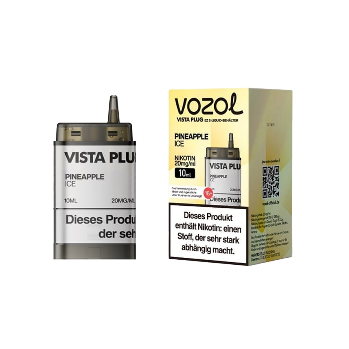 Vozol - Vista Plug Set - EZ Pod - Pineapple Ice + Empty Pod